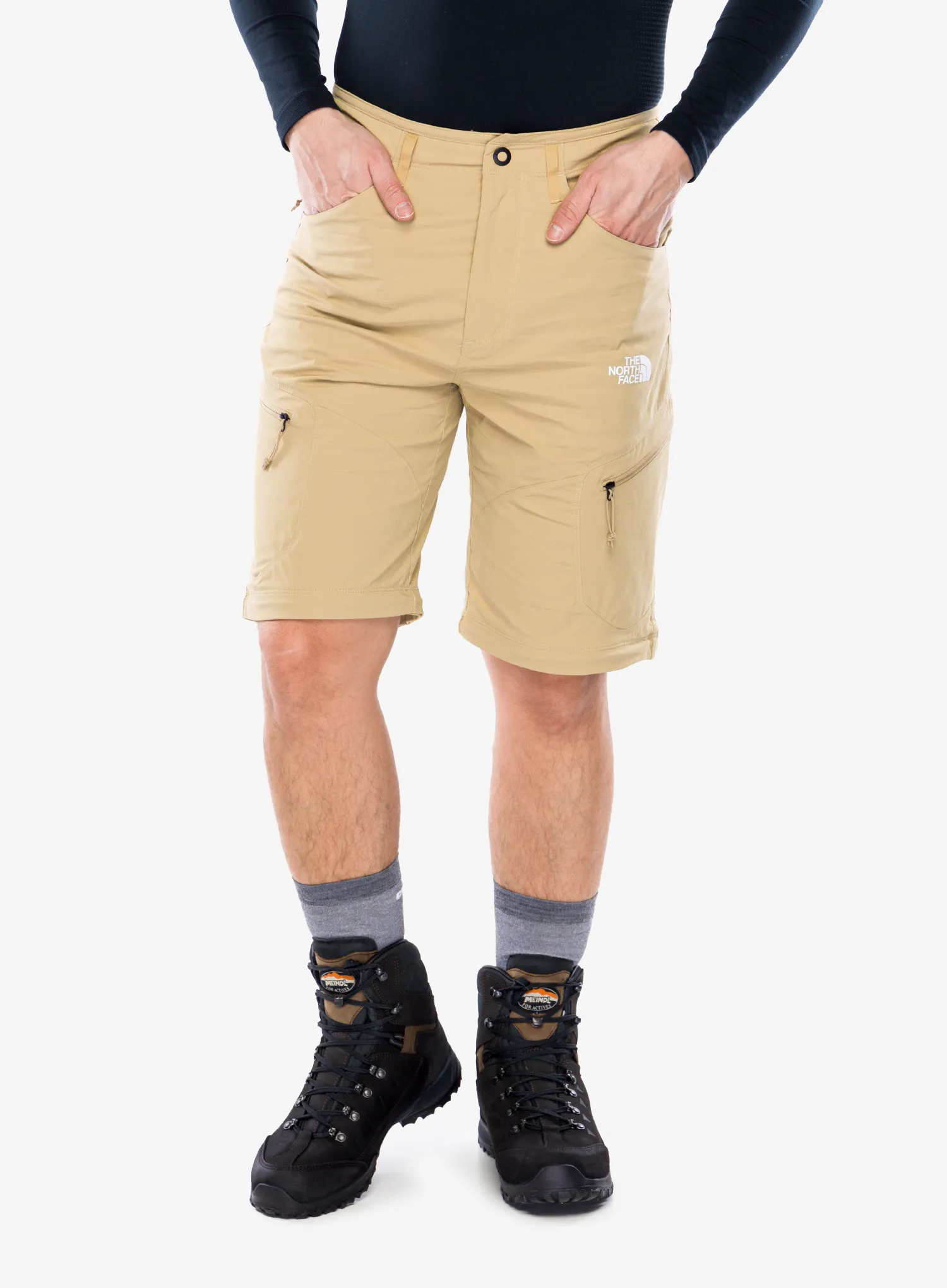 Turistinės kelnės The North Face Exploration Conv Reg Tapered Pant - khaki stone
