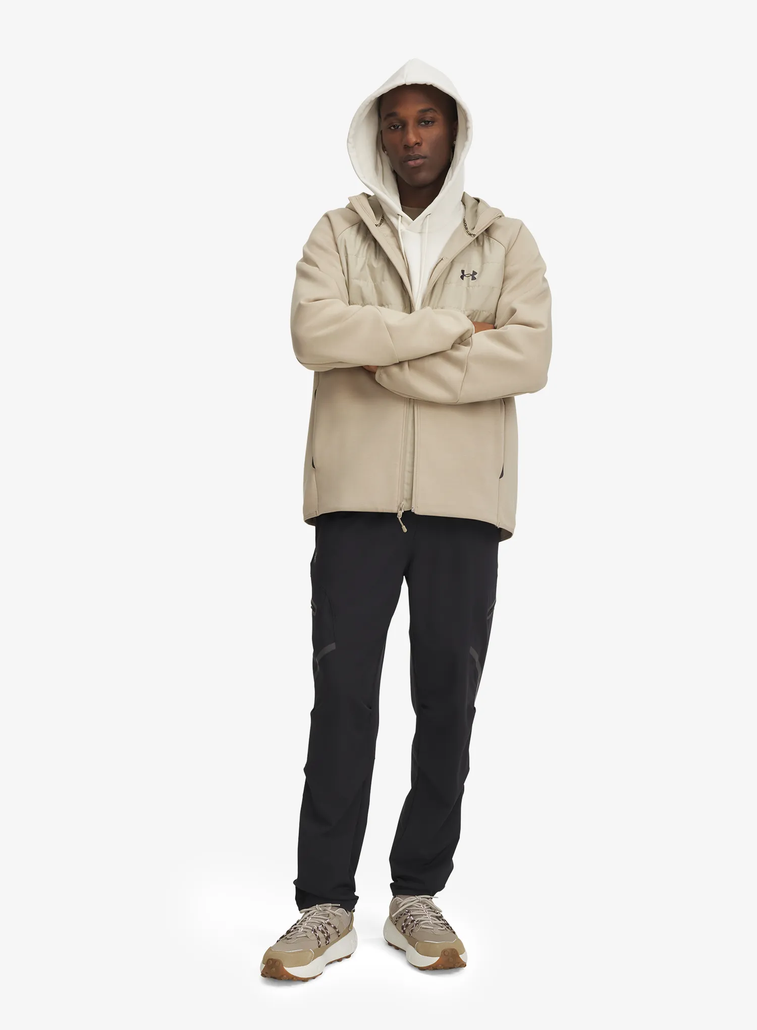Kelnės Under Armour Unstoppable Cargo Pant - black/black