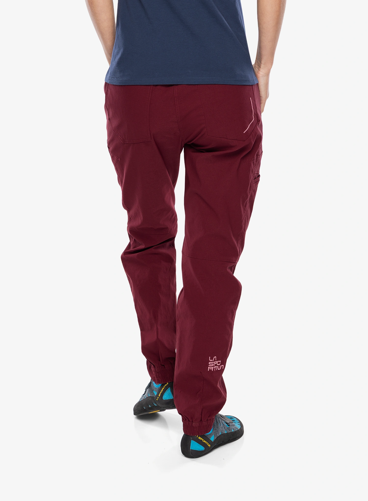Moteriškos laipiojimo kelnės La Sportiva Mantra Pant - redwood/rosebay