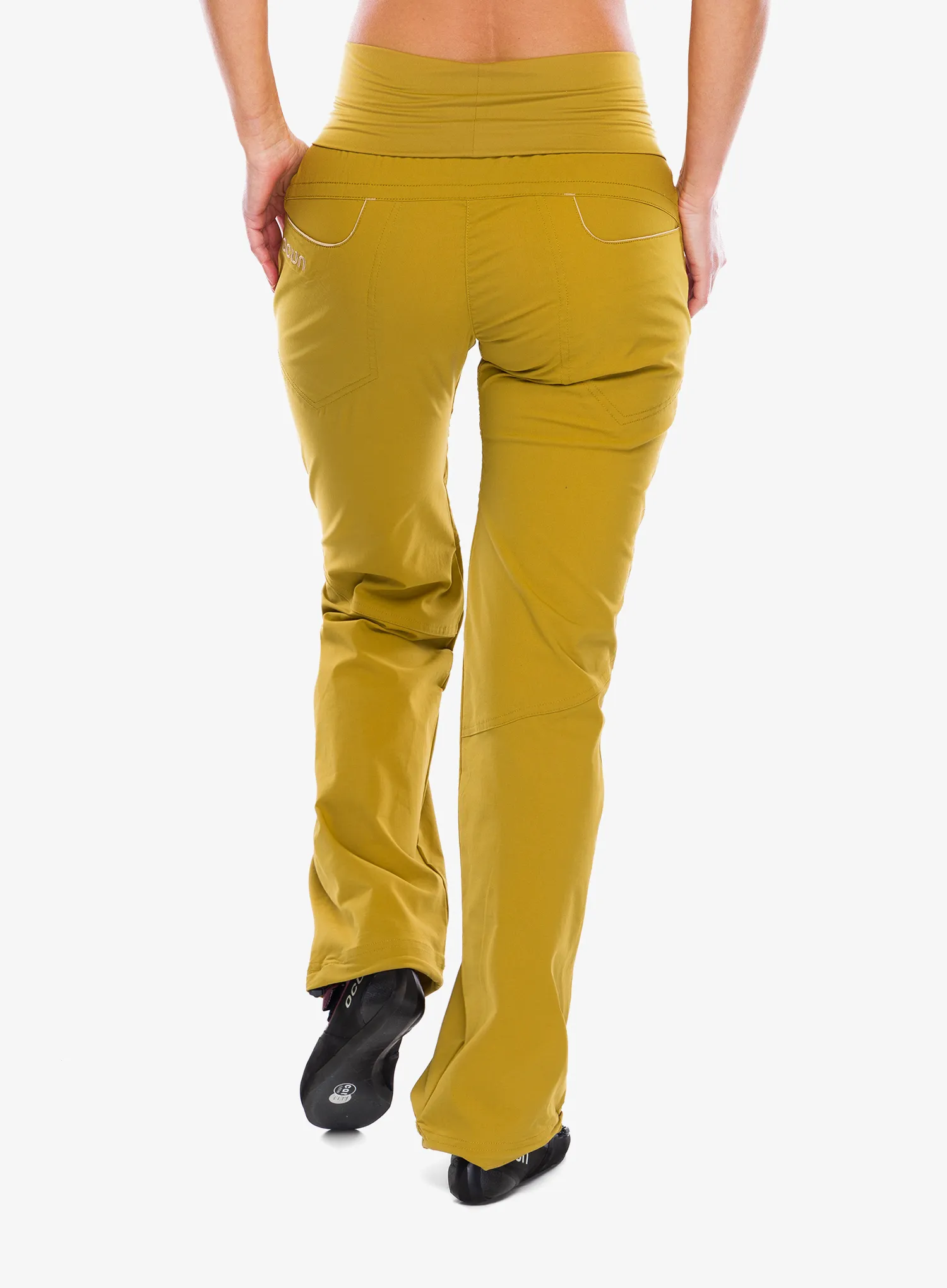 Moteriškos laipiojimo kelnės Ocun Noya Pants - yellow dried tobacco