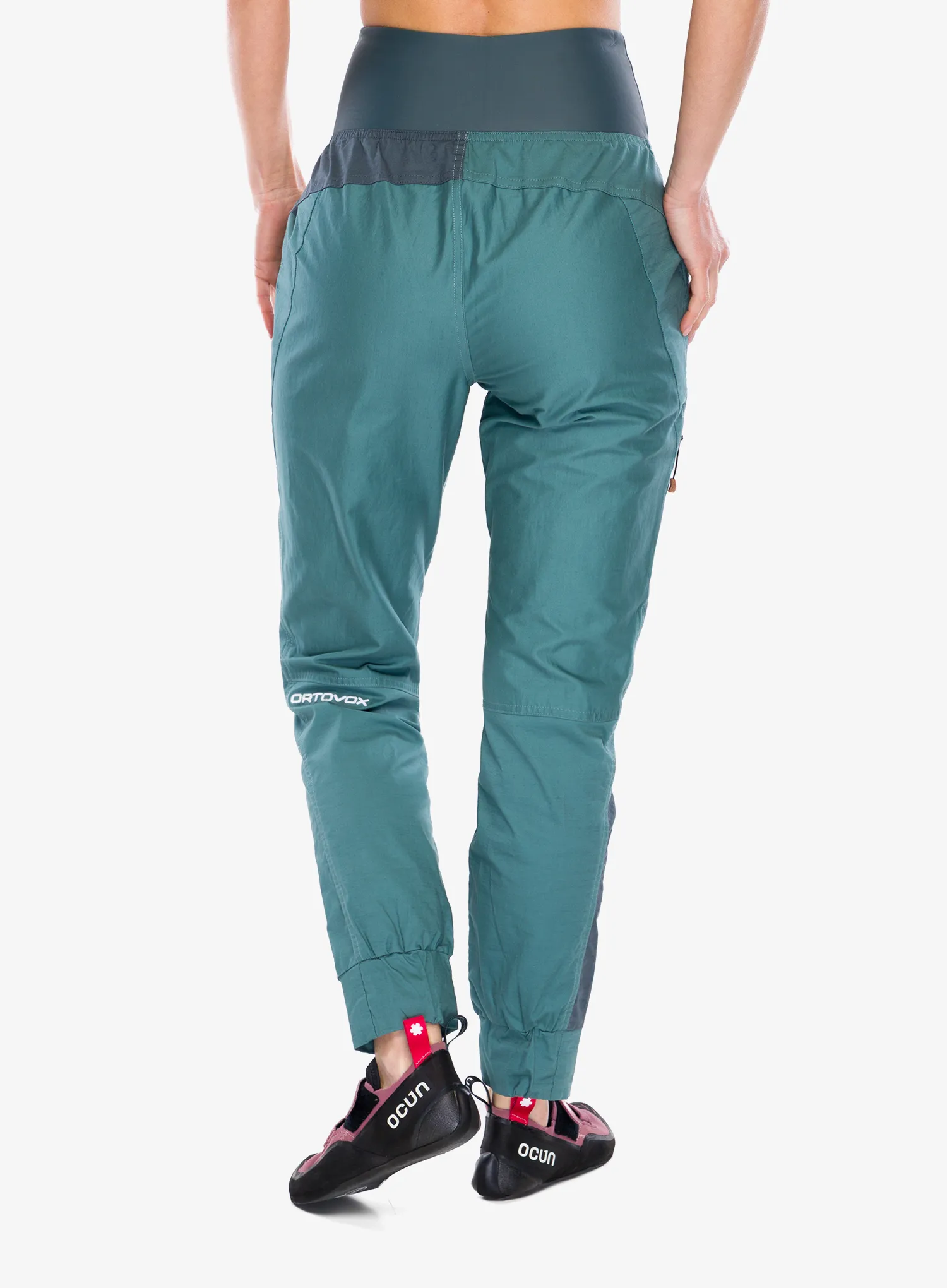 Moteriškos laipiojimo kelnės Ortovox Valbon Pants - arctic grey