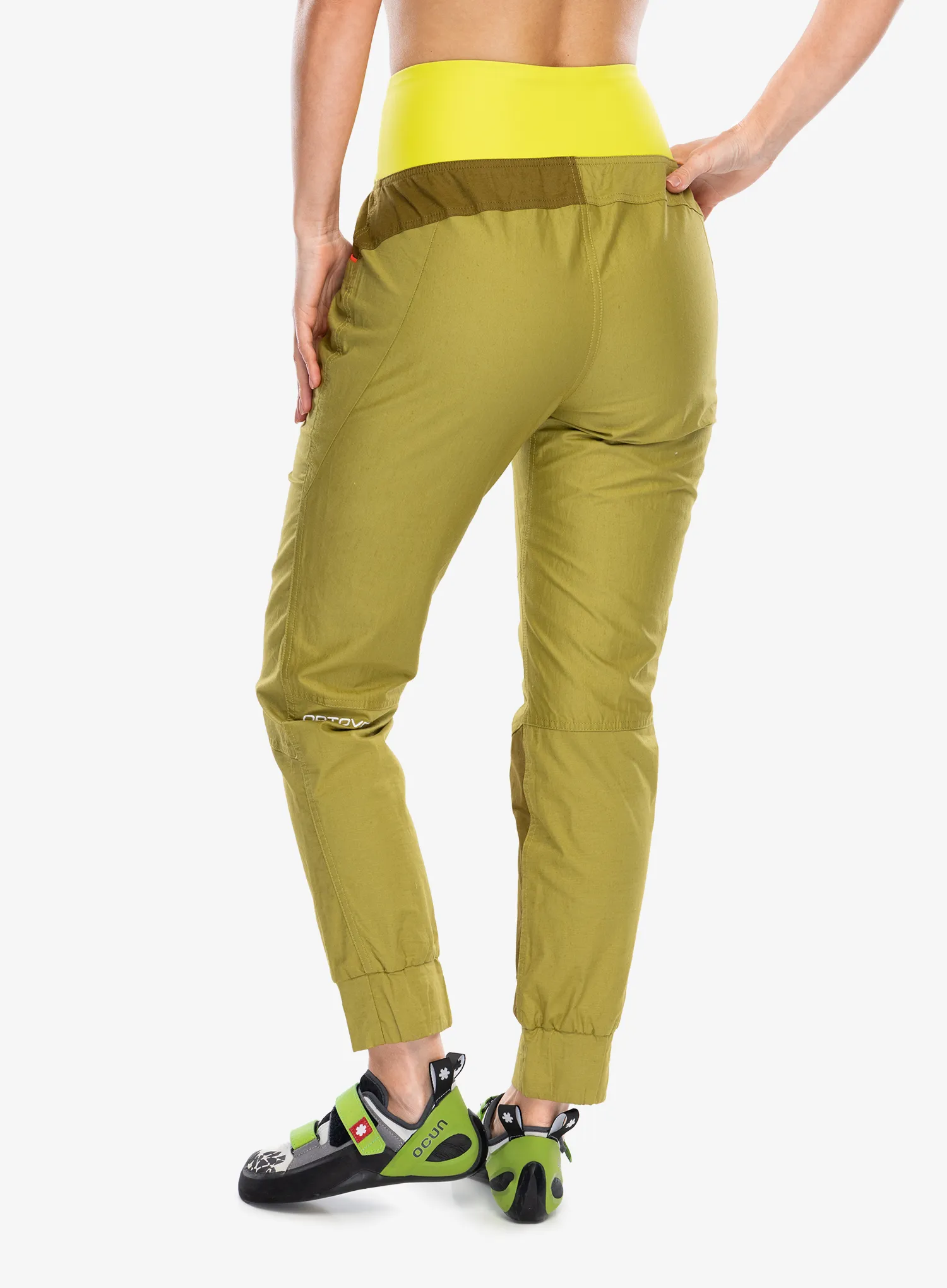 Moteriškos laipiojimo kelnės Ortovox Valbon Pants - sweet alison