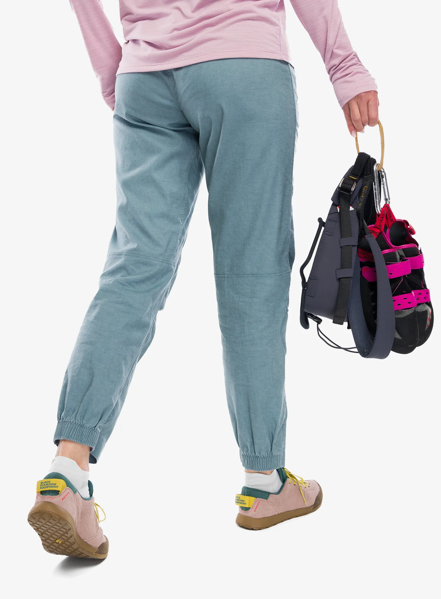 Moteriškos laipiojimo kelnės Patagonia Hampi Rock Pants - blue sage