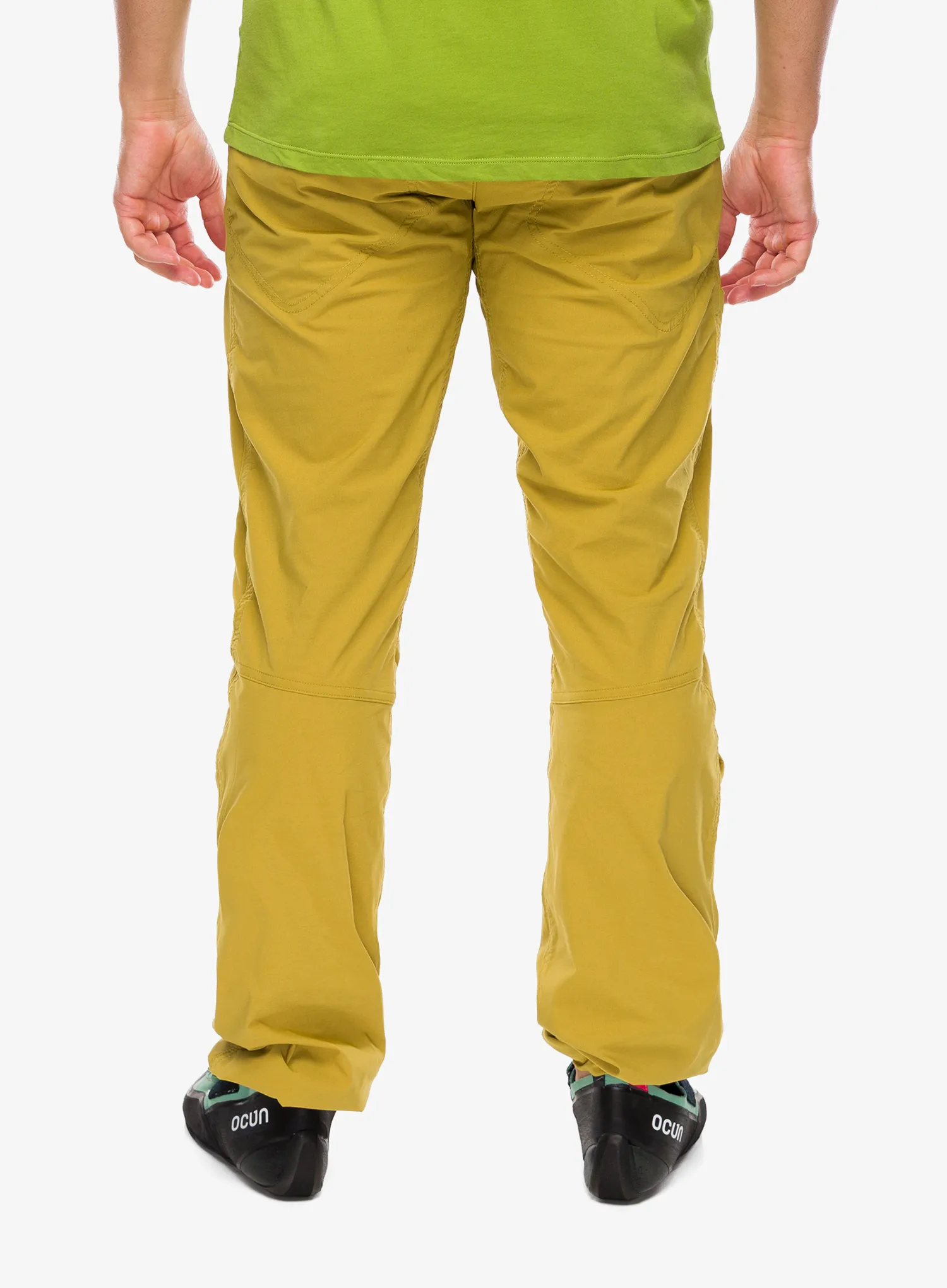 Laipiojimo kelnės Ocun Mania Pants - yellow dried tobacco