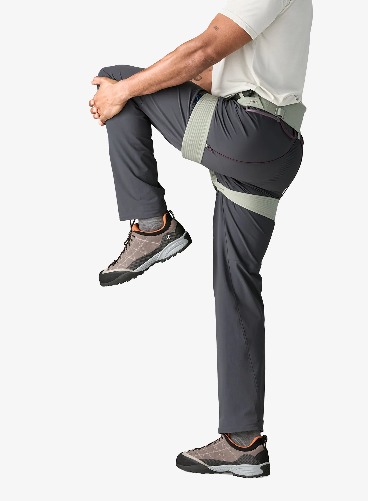 Laipiojimo kelnės Patagonia Free Wall Pants - smolder blue