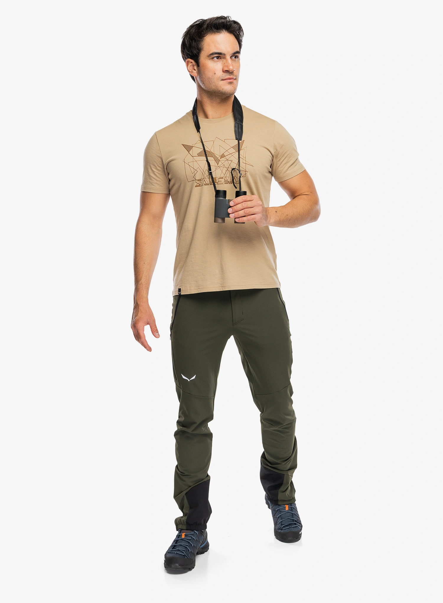 Laipiojimo kelnės Salewa Agner Orval 3 Durastretch Regular Pant - dark olive/black out
