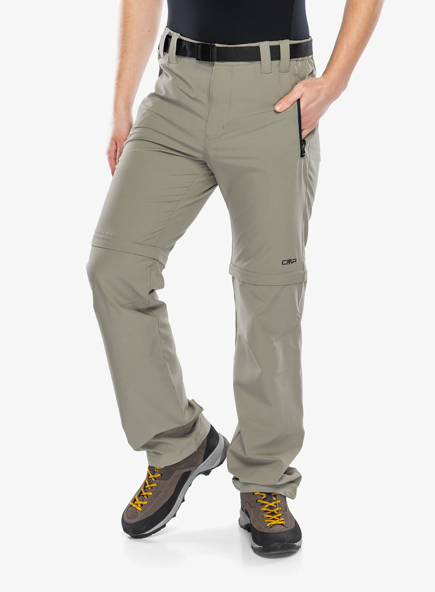 Kelnės su nusegamomis klešnėmis CMP Rule Zip Off Pant - sage
