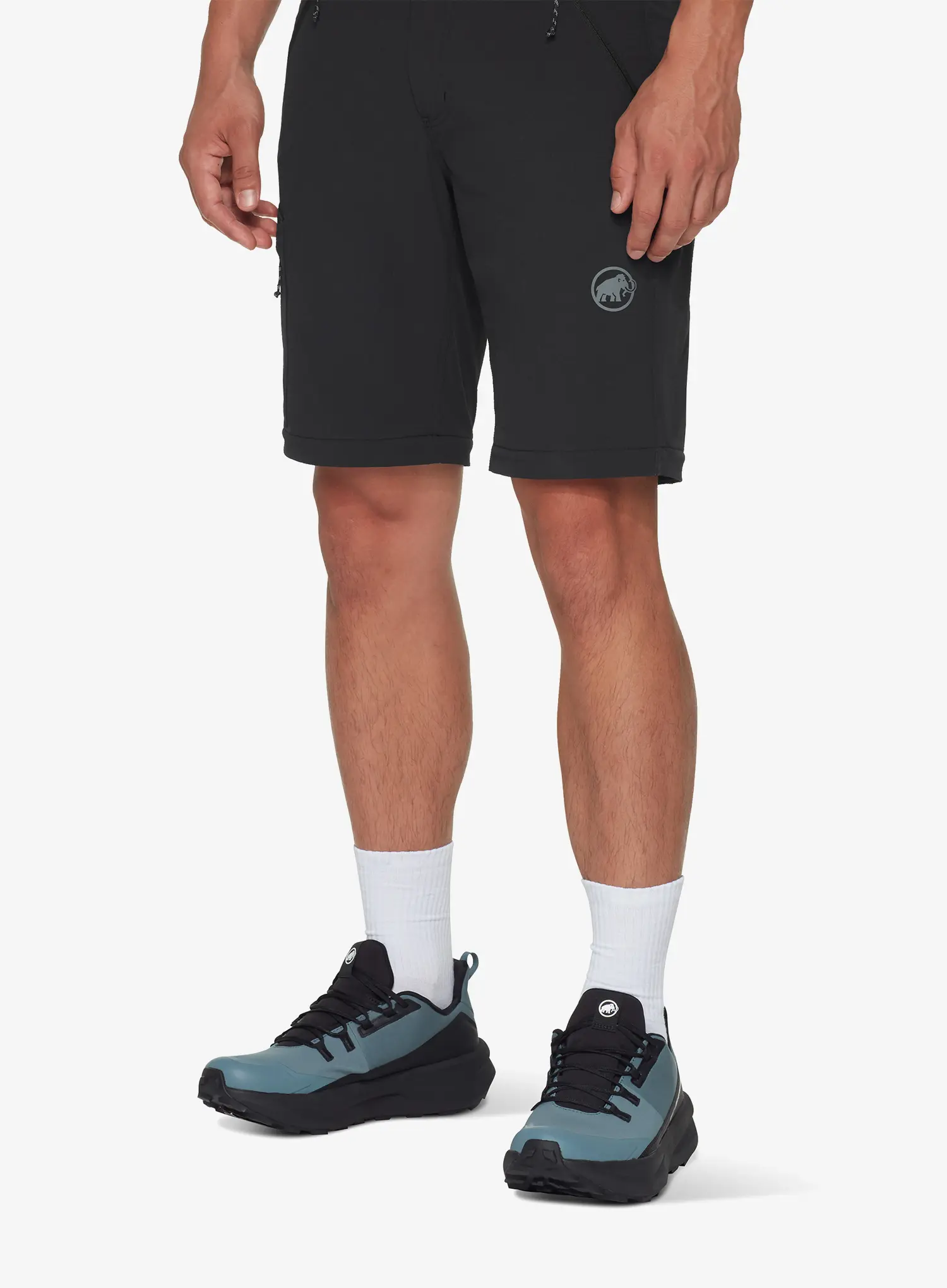 Kelnės su nusegamomis klešnėmis Mammut Runbold IV Zip Off Pants - black
