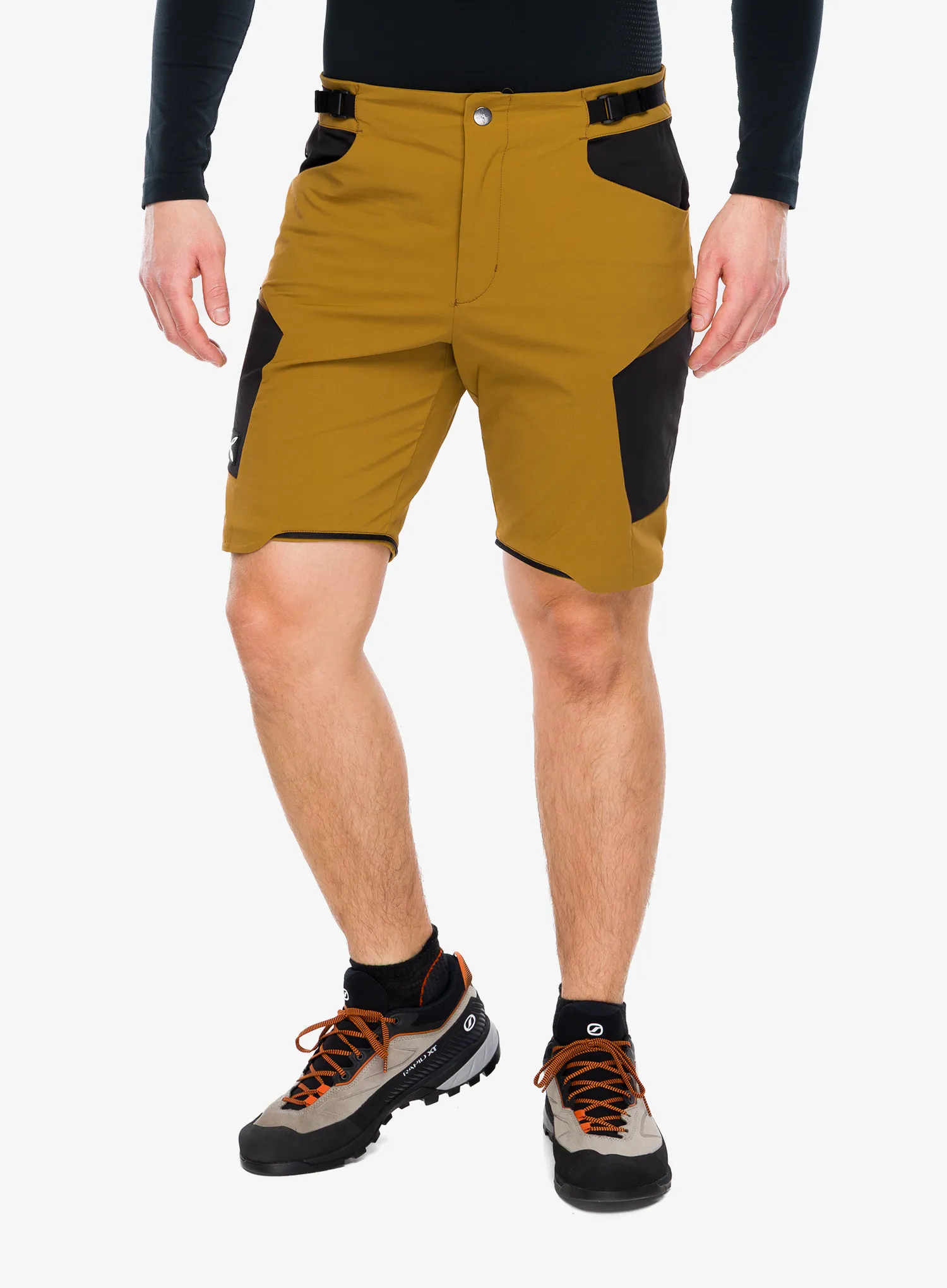 Kelnės su nusegamomis klešnėmis Montura Altai Zip Off Pants - bronze brown