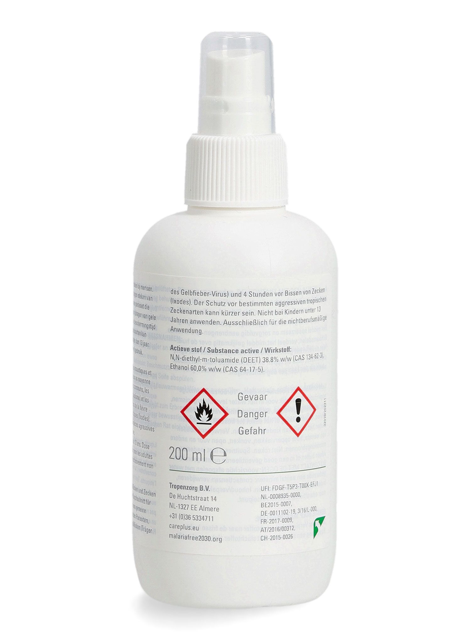 Purškalas nuo uodų Care Plus Anti-Insect Deet Spray 40% 200ml