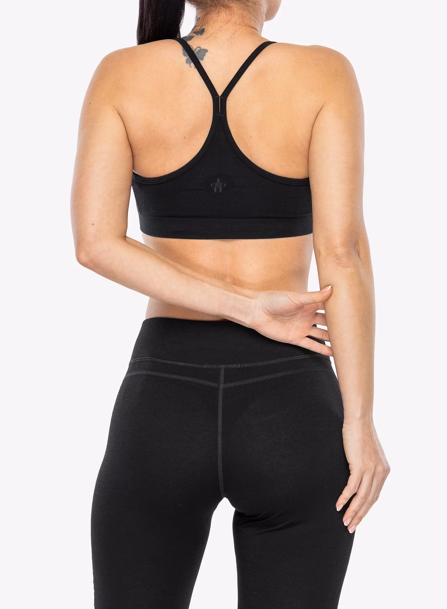 Sportinė liemenėlė Smartwool Merino Blend Bralette - black