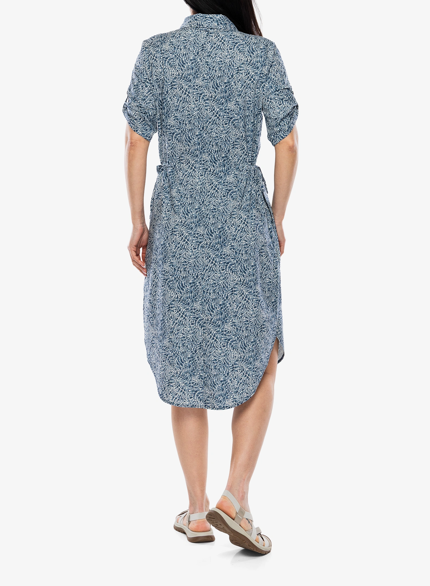Sportinė suknelė Royal Robbins Spotless Traveler Dress SS - deep blue briar pt