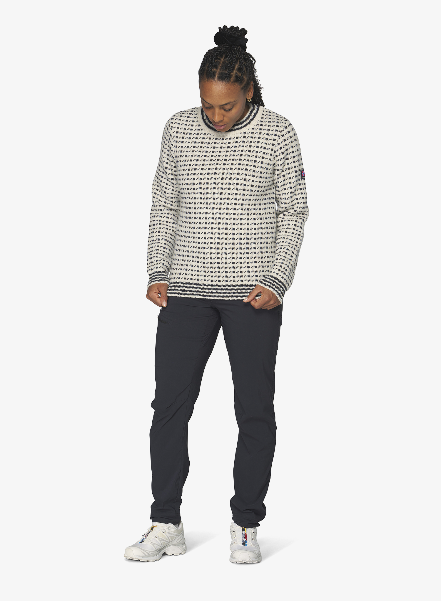Vilnonis megztinis Devold Islender Refined Sweater - raw white