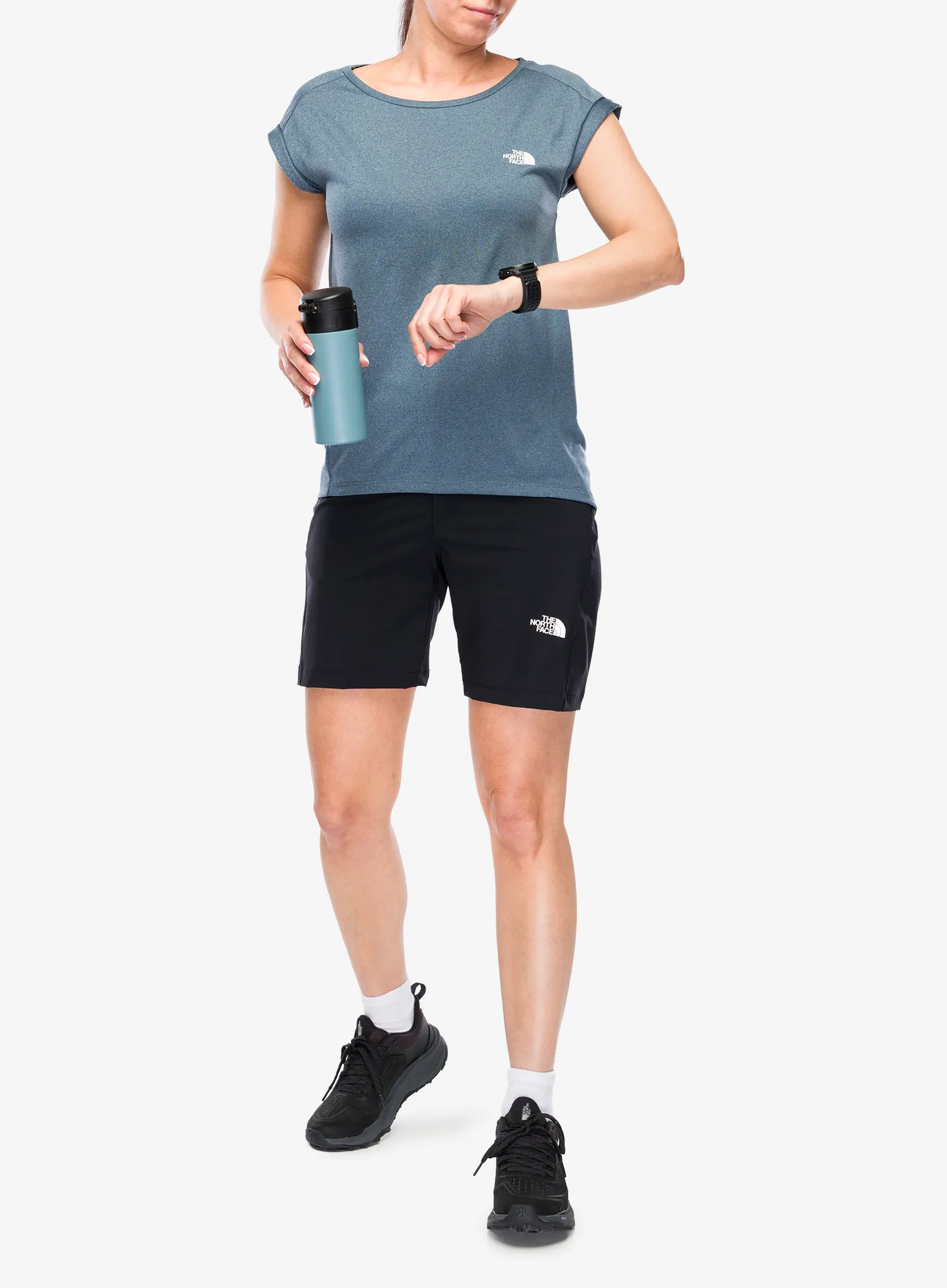Moteriški šortai The North Face Felik Slim Tapered Short - tnf black