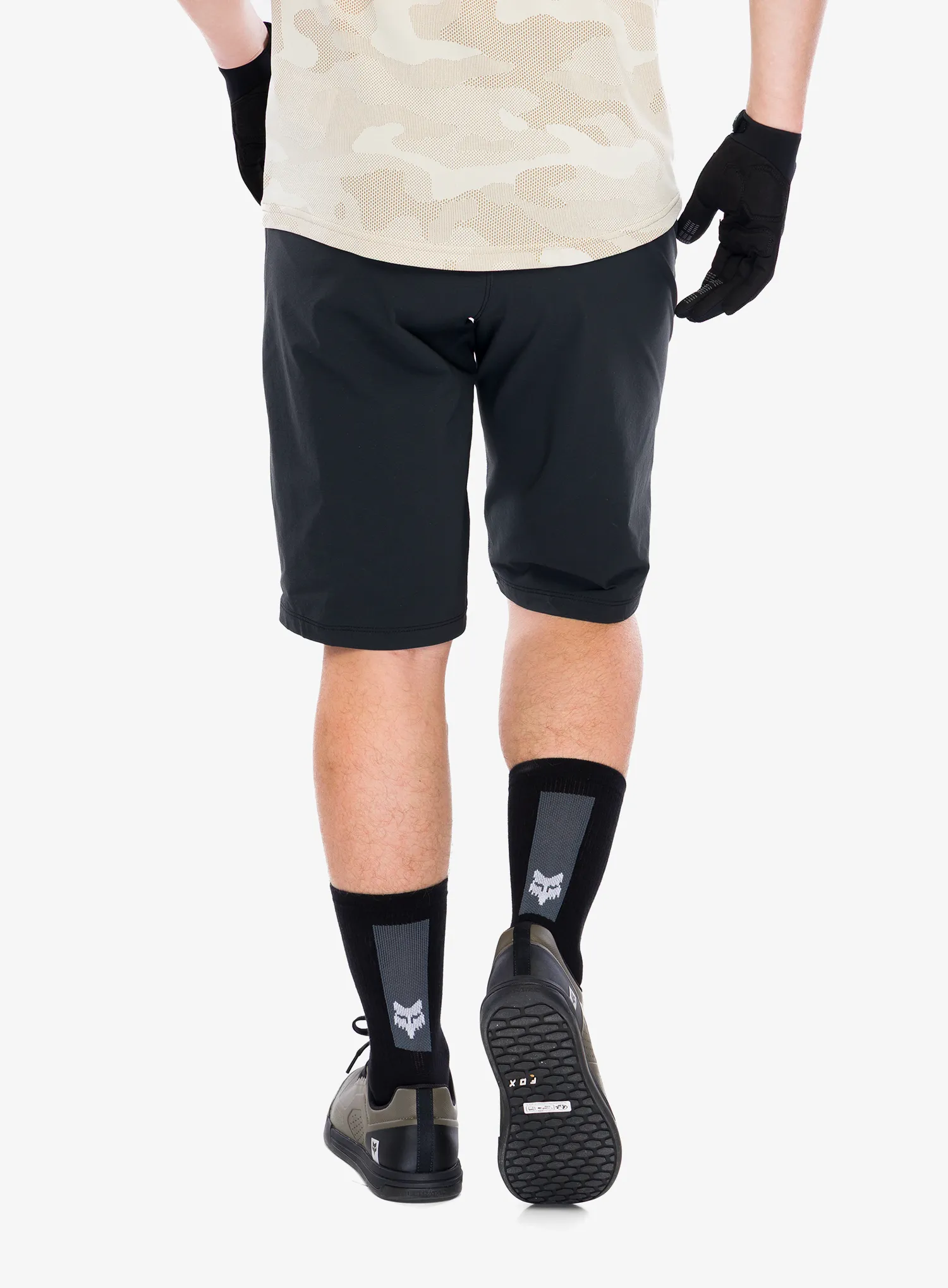 Dviratininko šortai Fox Flexair Short W/Liner - black