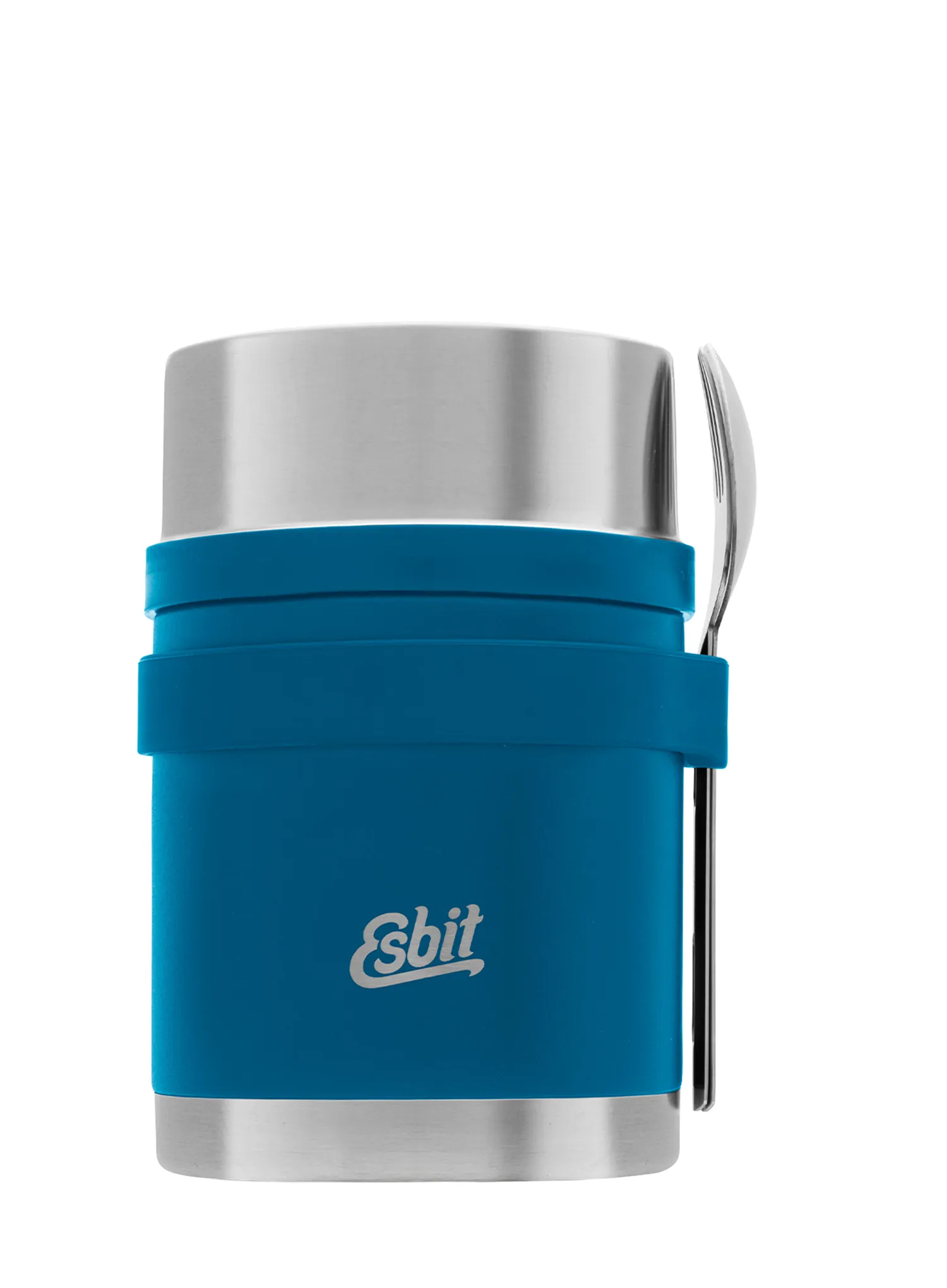 Stalo įrankiai Esbit Cutlery Set Incl. Silicone Band S - polar blue
