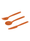 Stalo įrankiai Sea to Summit Camp Cutlery Set - burnt orange