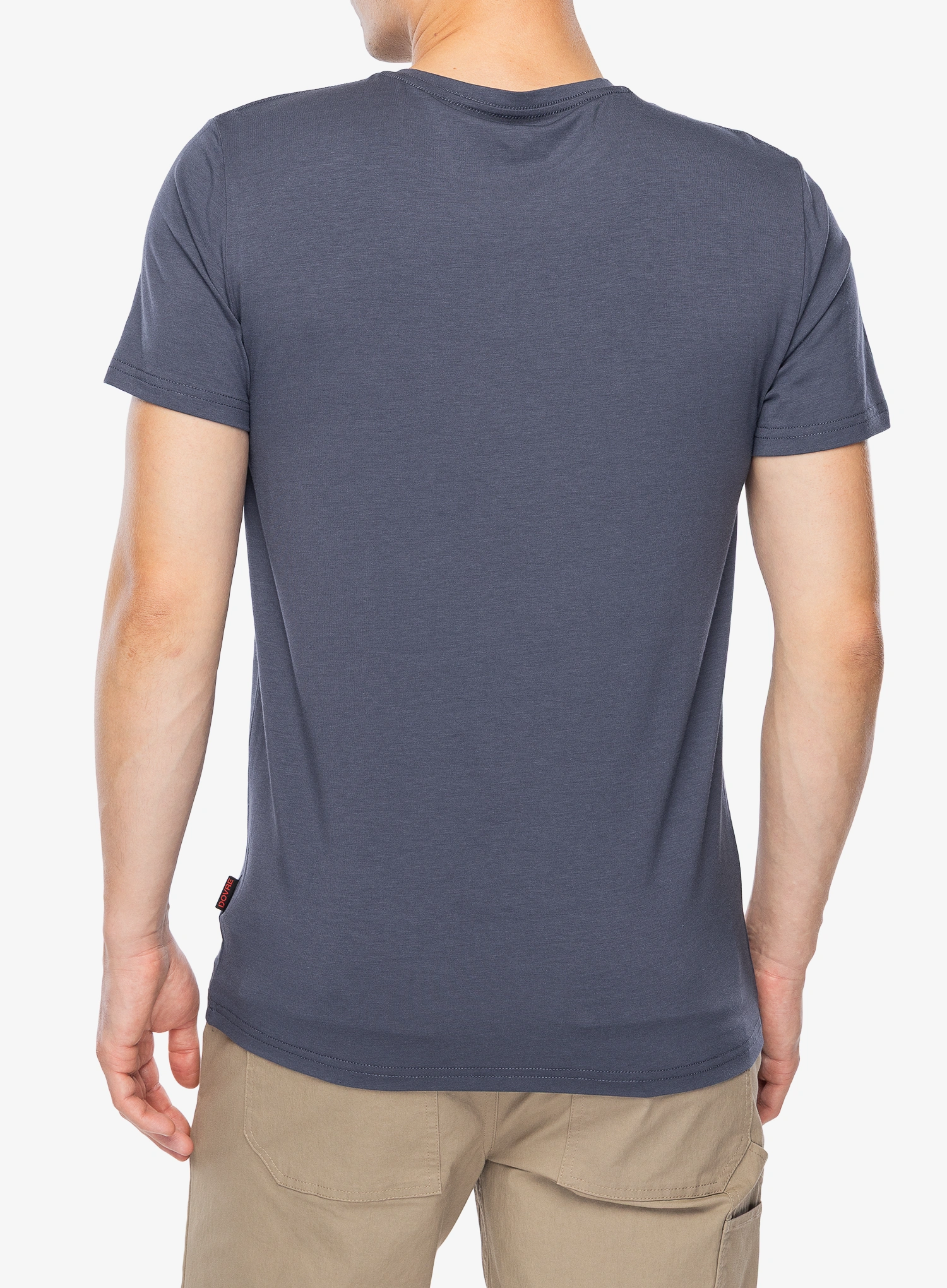 Medvilniniai marškinėliai Dovre O-neck Bamboo Viscose T-shirt - grey