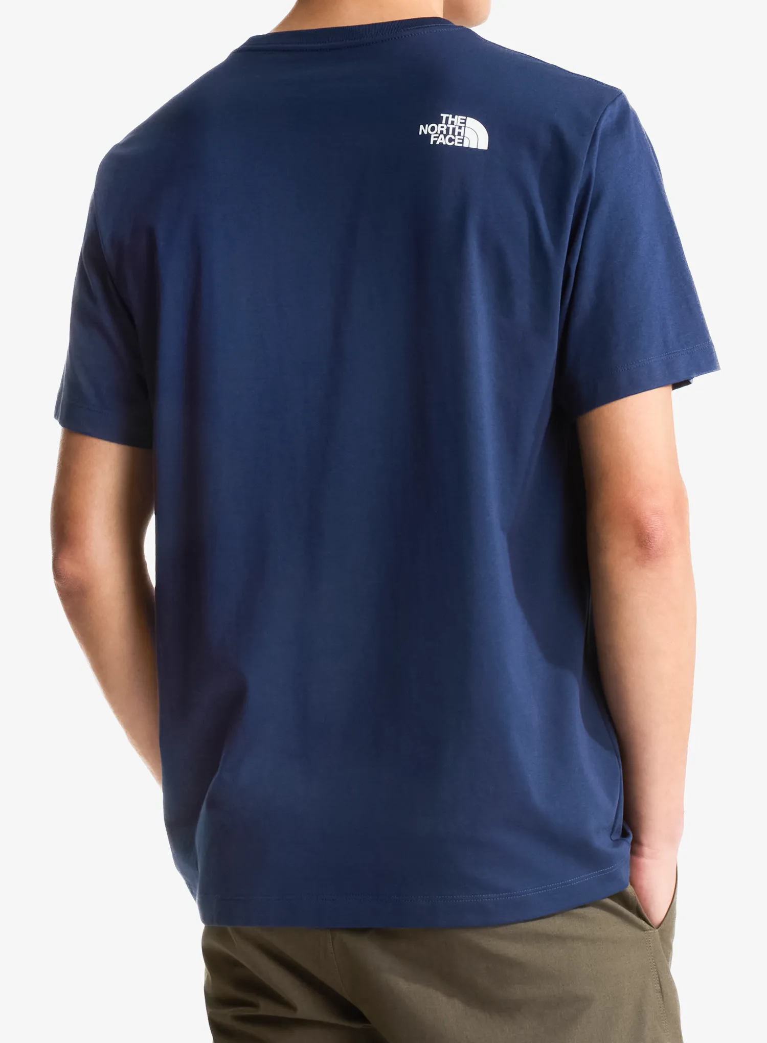 Medvilniniai marškinėliai The North Face Evolution Half Dome Regular SS - navy/white