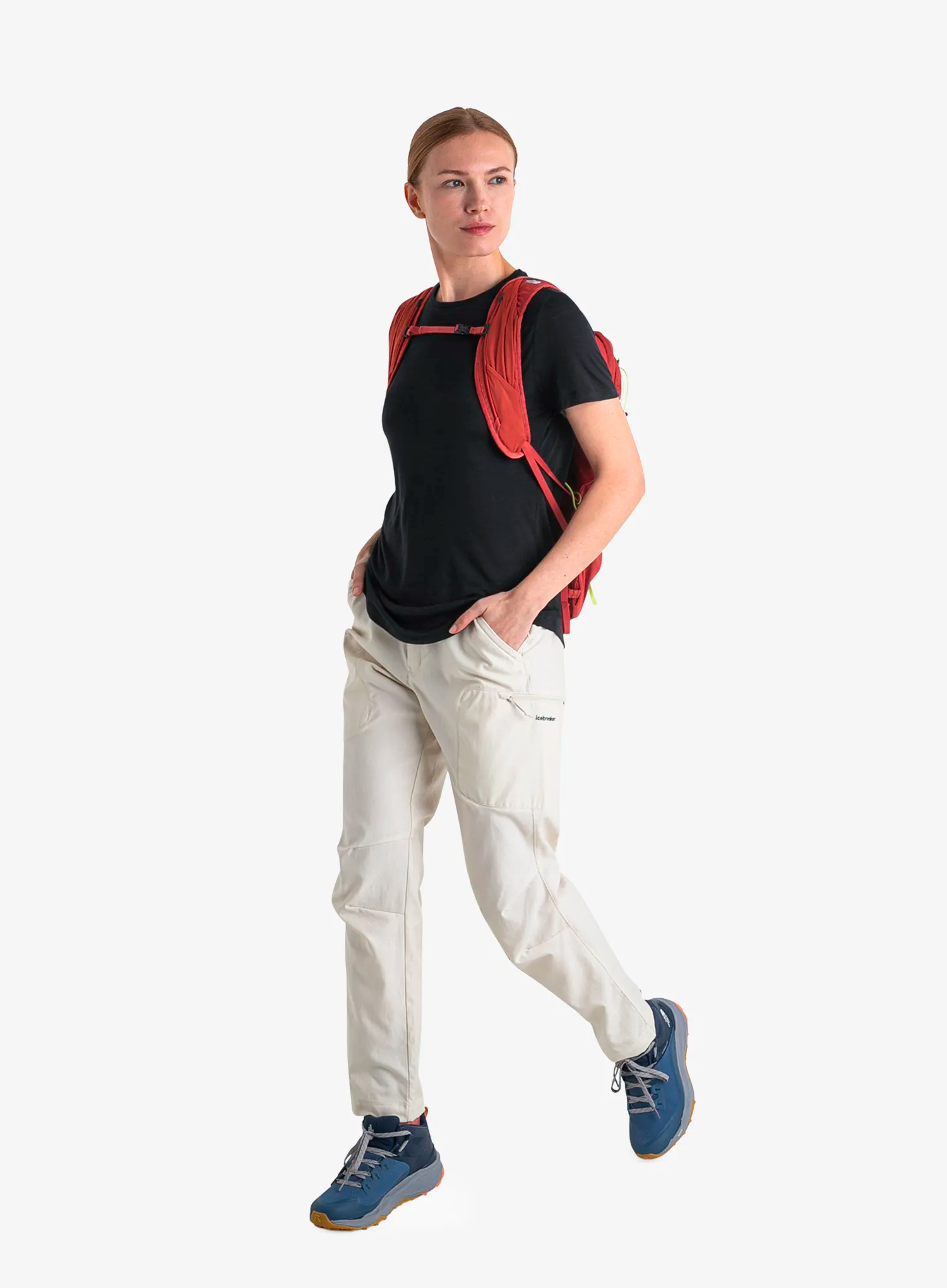 Moteriški marškinėliai Icebreaker Merino 125 Cool-Lite Sphere III SS Tee - black