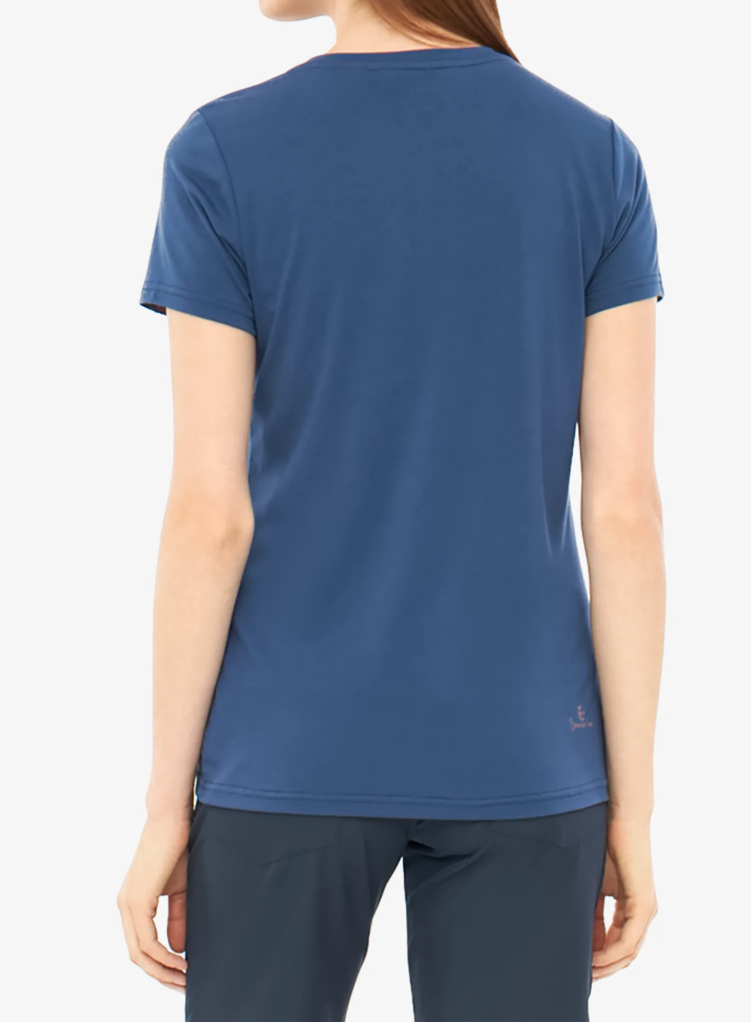 Moteriški marškinėliai Viking Lenta Bamboo Light - navy