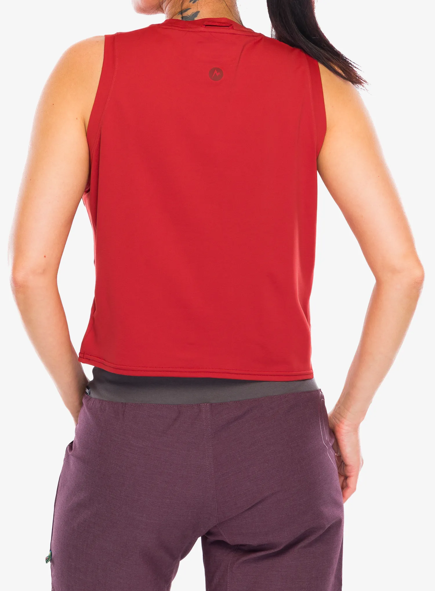Viršus Marmot AirExchange SolarShield High Neck Tank - sumac
