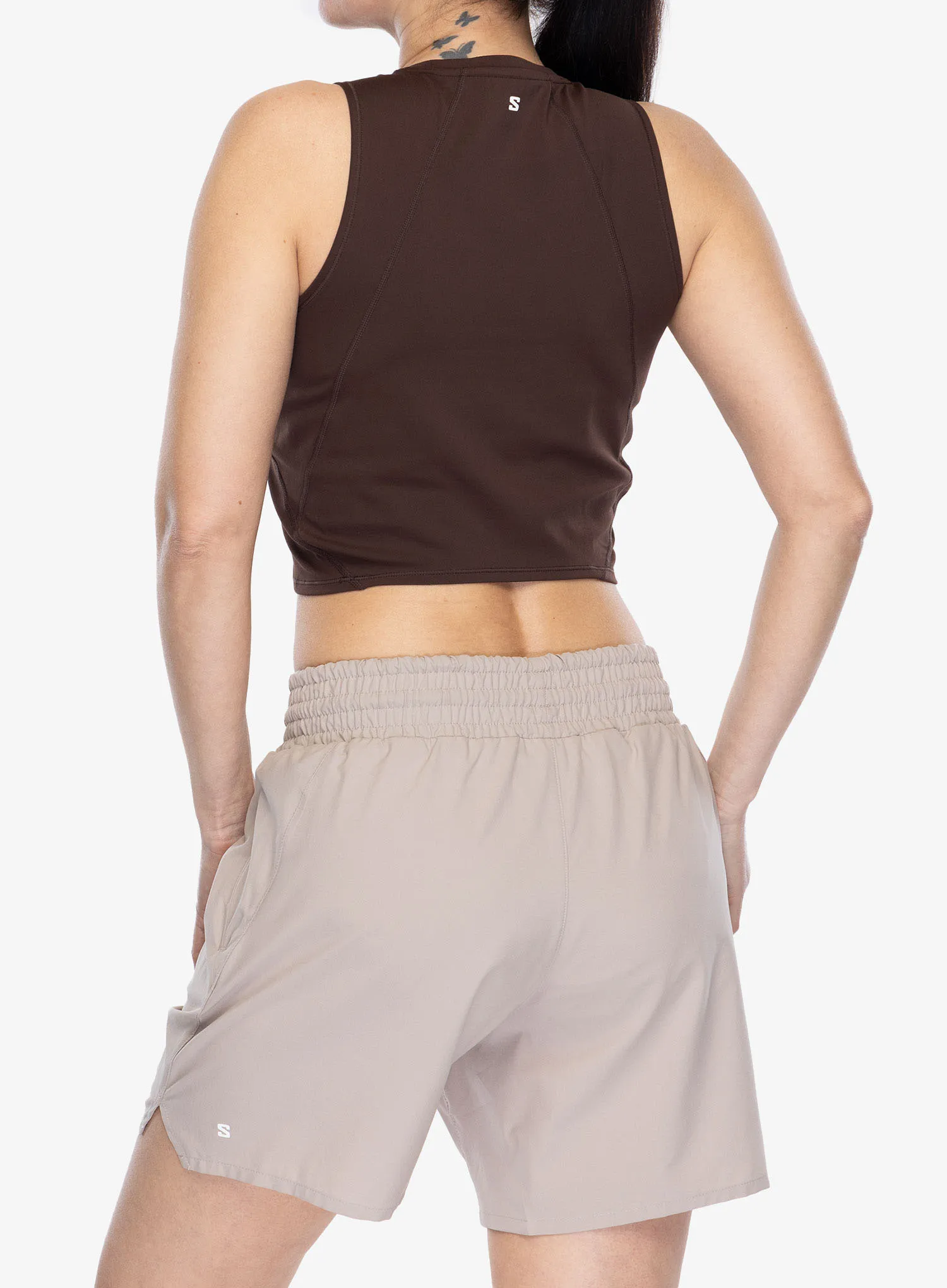 Viršus Salomon Shakeout BliSS Tanklette - coffee