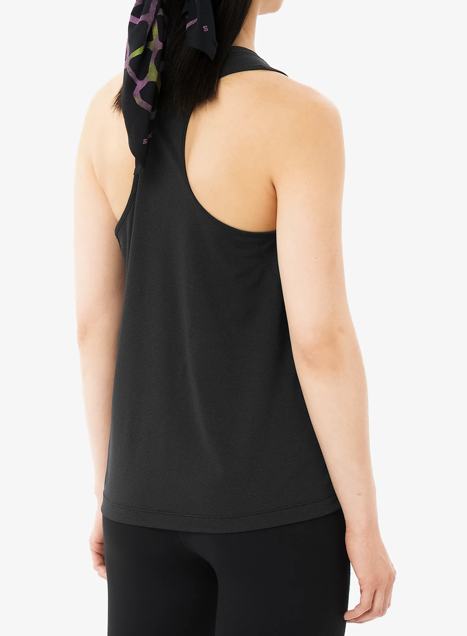 Viršus Salomon Shkout Core Tank GFX - deep black