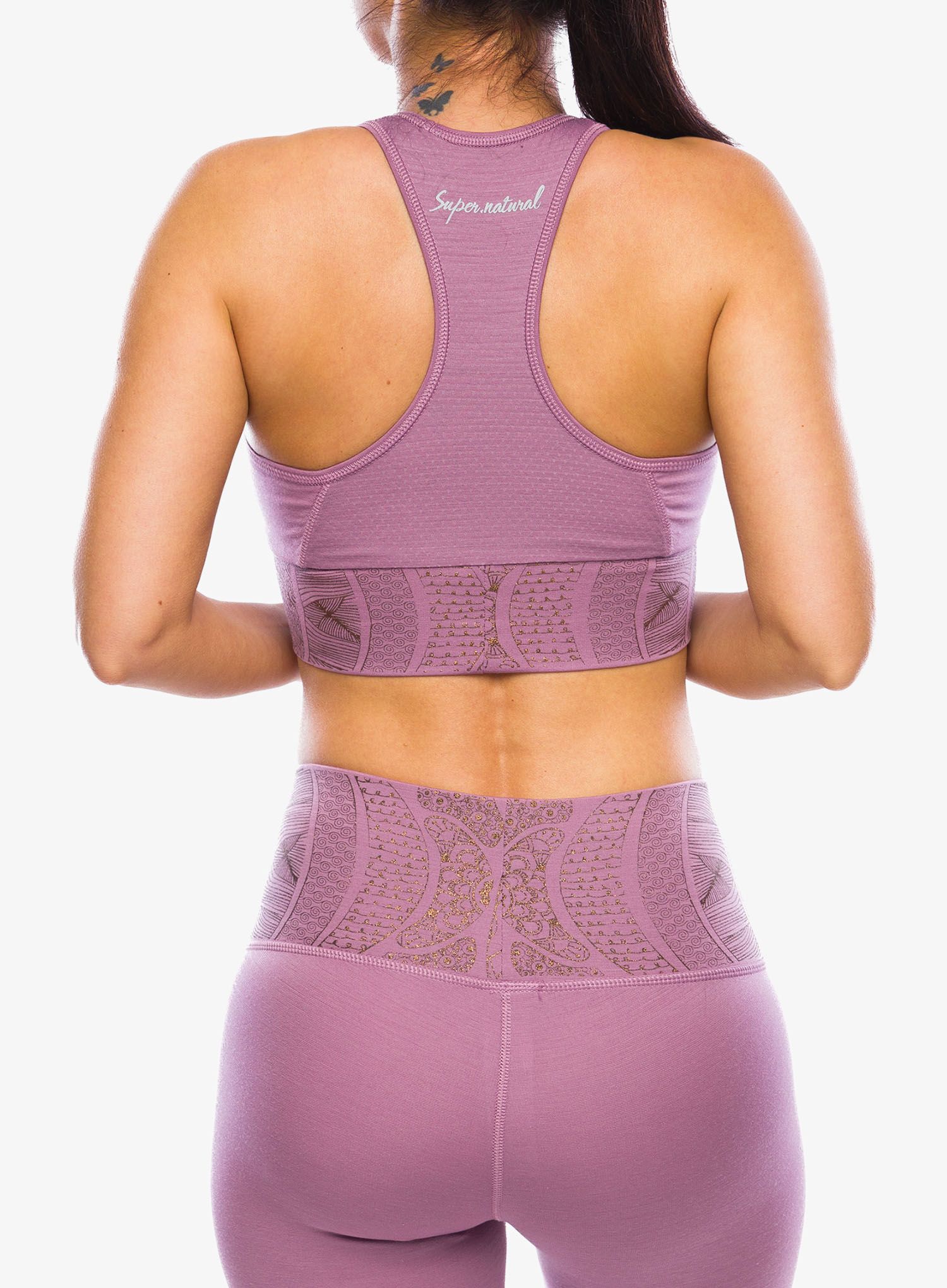 Viršus Super.natural Arabesque Lf Top - orchid/copper