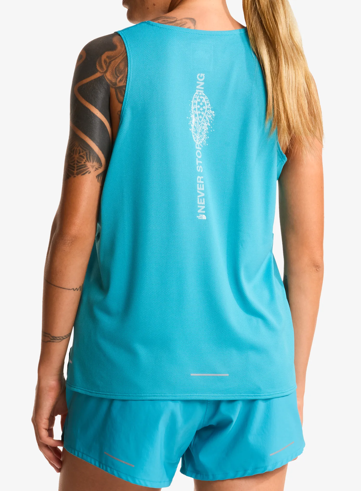 Viršus The North Face Lightbright Tank - river ice