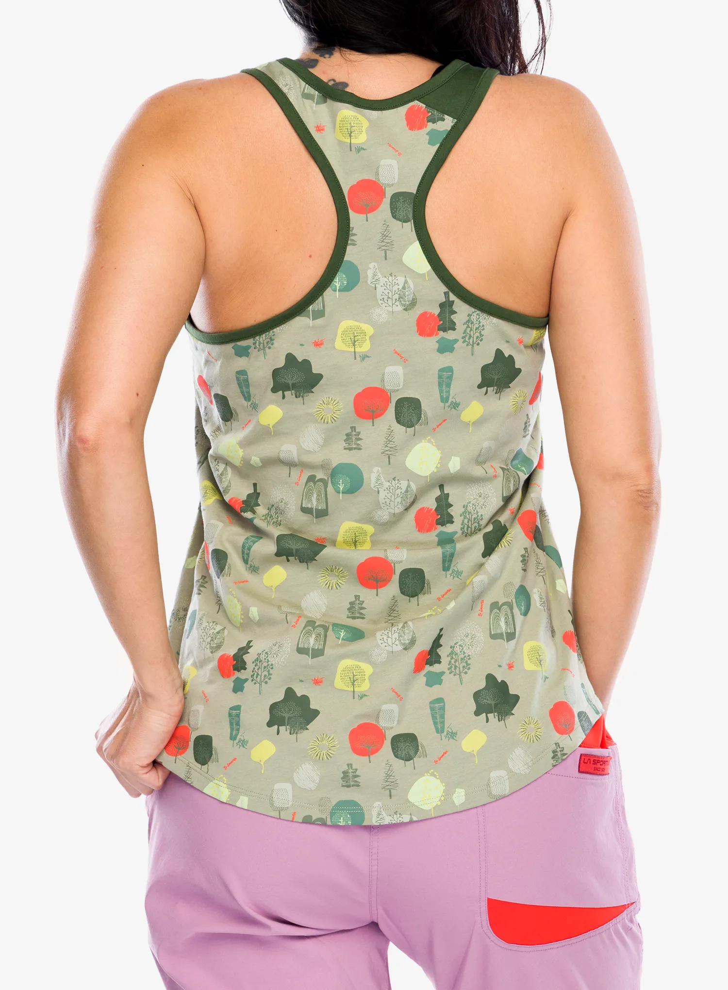 Moteriškas topas La Sportiva Botanic Tank - tea/forest