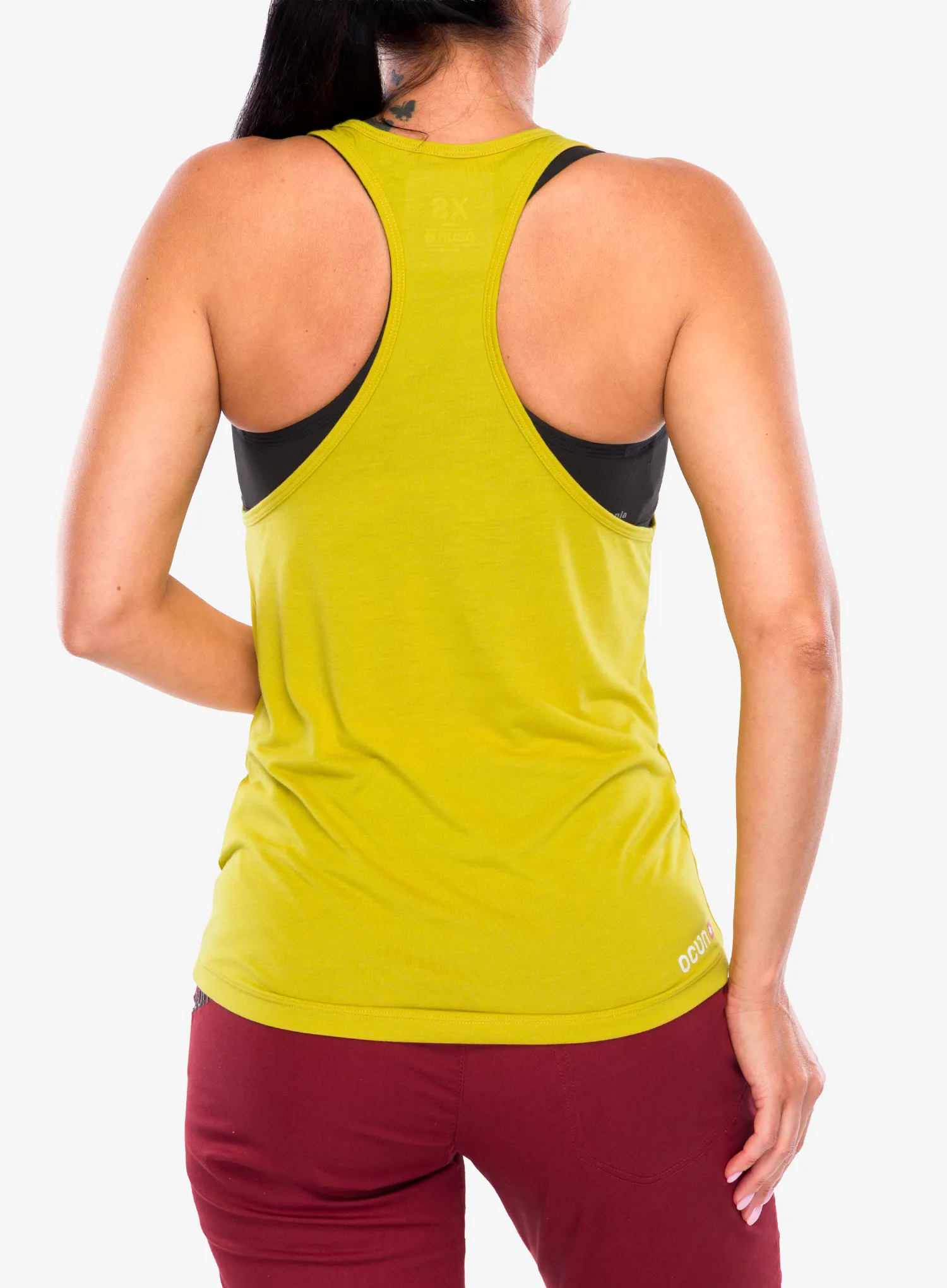 Moteriškas topas Ocun Fionna Top - yellow antique moss
