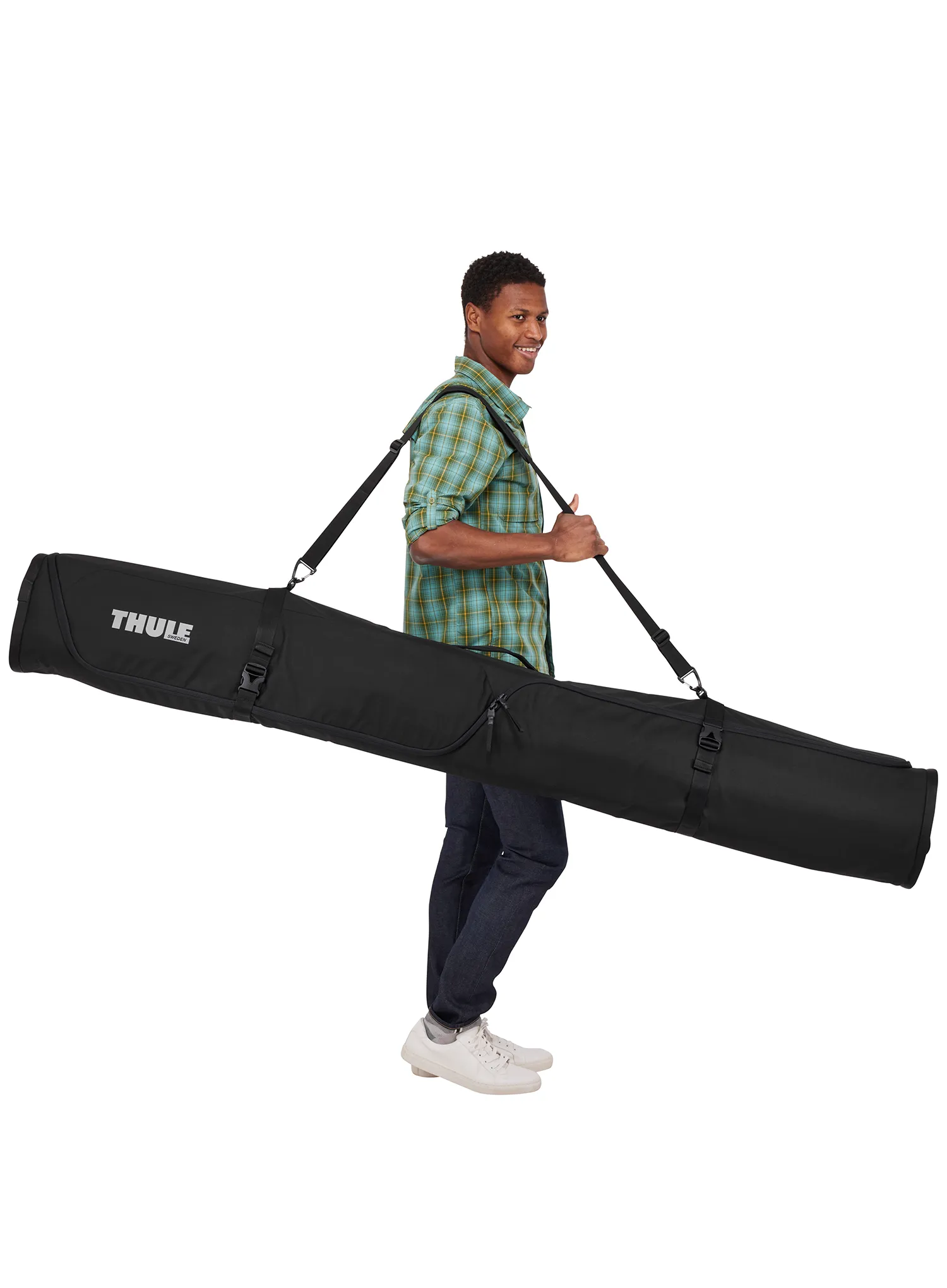 Krepšys slidėms Thule Roundtrip Ski Bag 192 cm - black