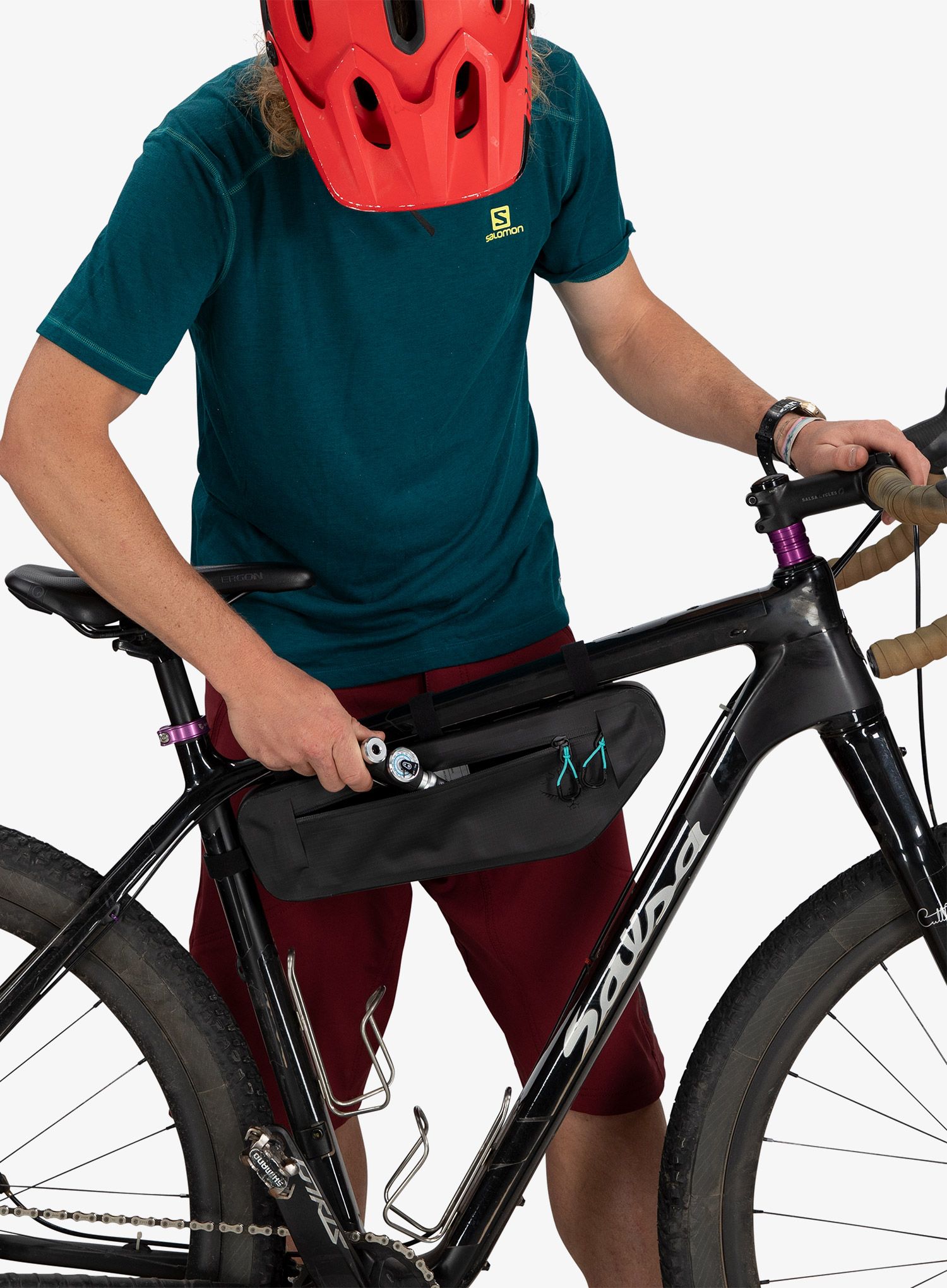 Dviračio rėmo krepšys Osprey Escapist Frame Bag S - black