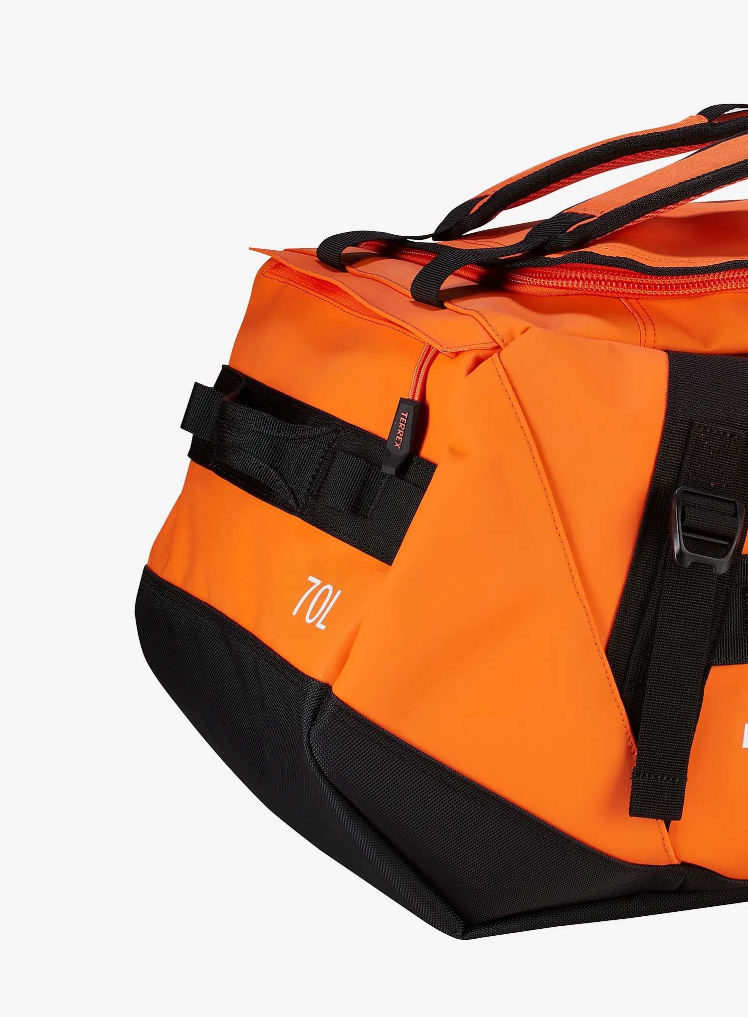 Kelioninis krepšys adidas TERREX Xperior Expedition Duffel Bag 70L - semi impact orange