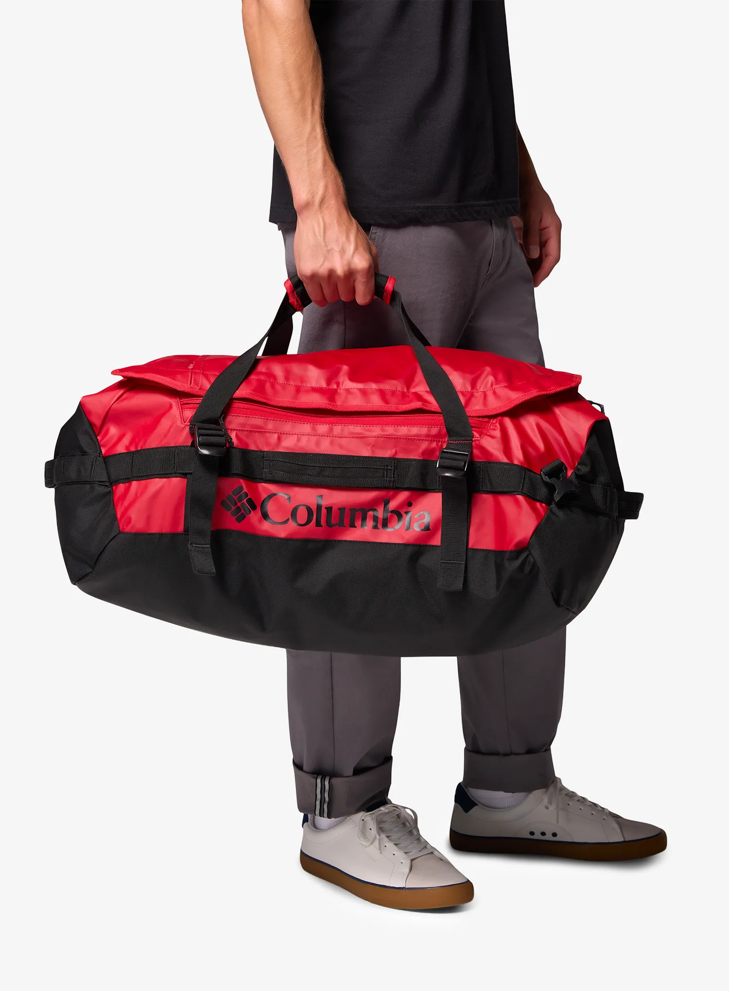 Kelioninis krepšys Columbia Landroamer 60 L Duffel - mountain red/black