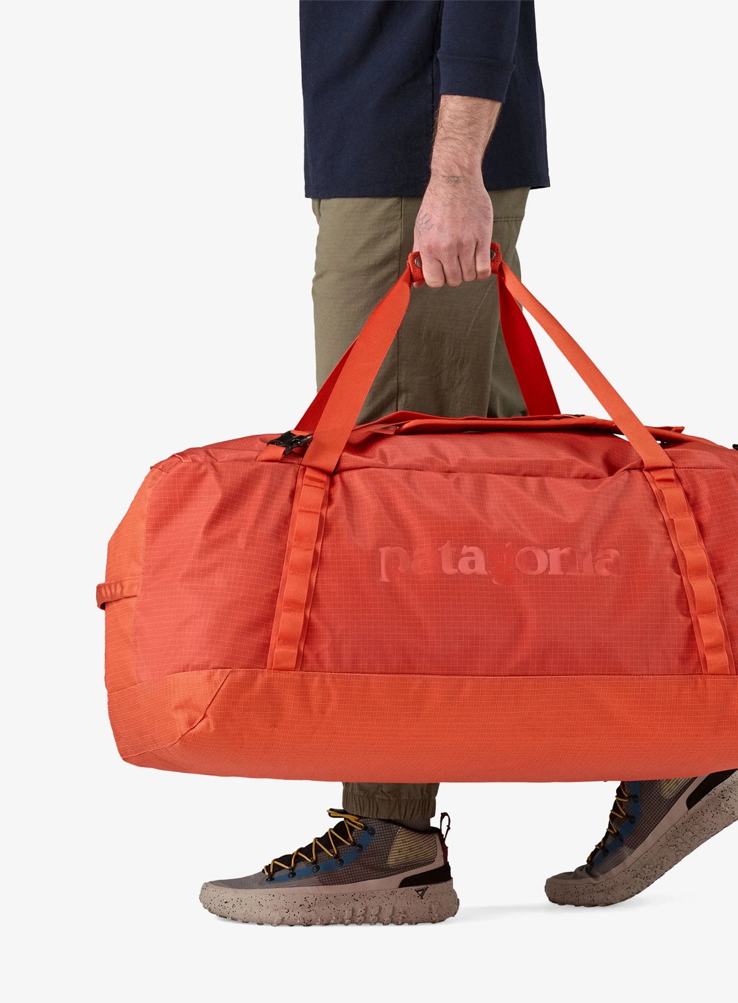 Kelioninis krepšys Patagonia Black Hole Duffel 100L - pollinator orange