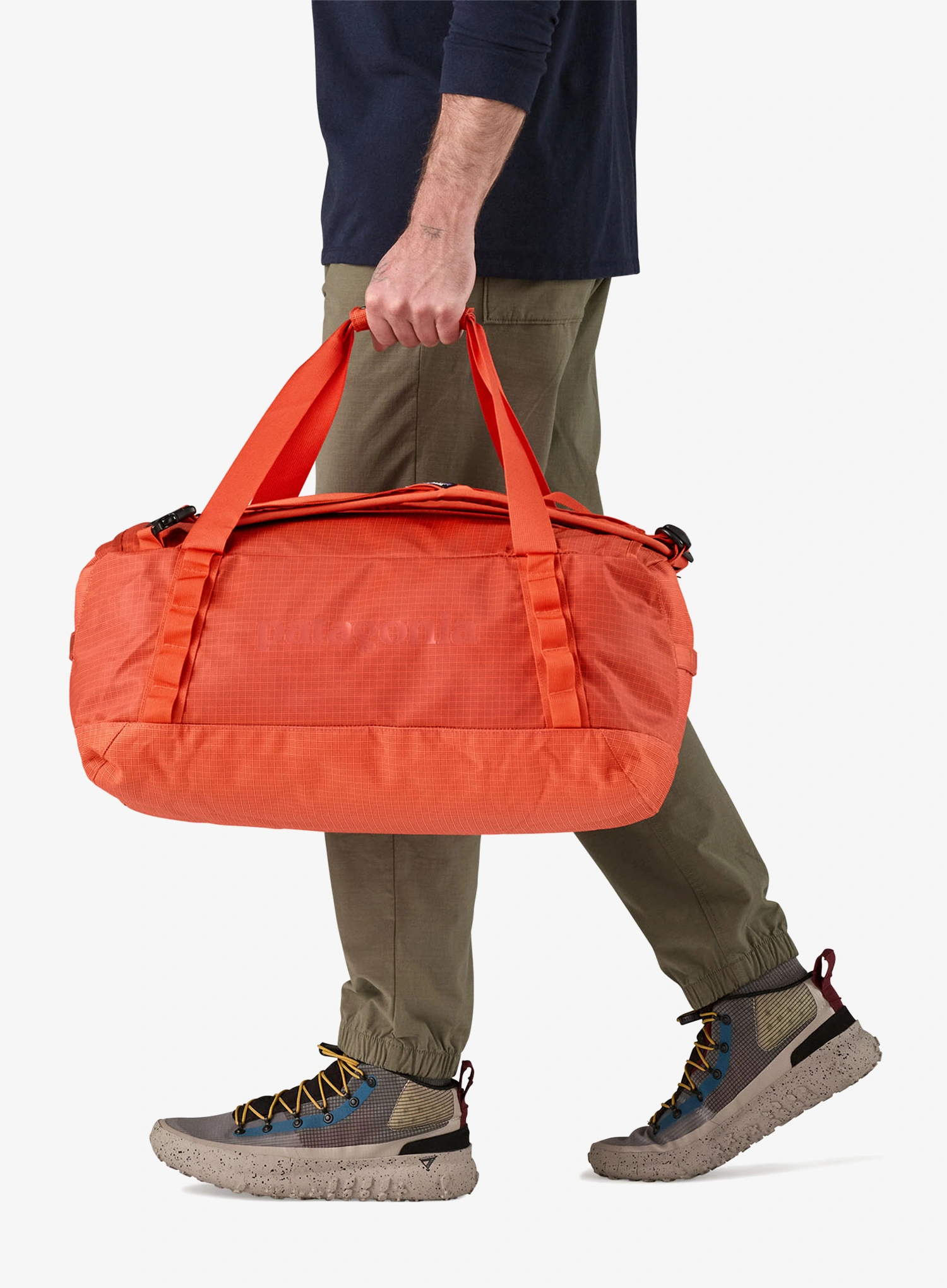 Kelioninis krepšys Patagonia Black Hole Duffel 40L - pollinator orange