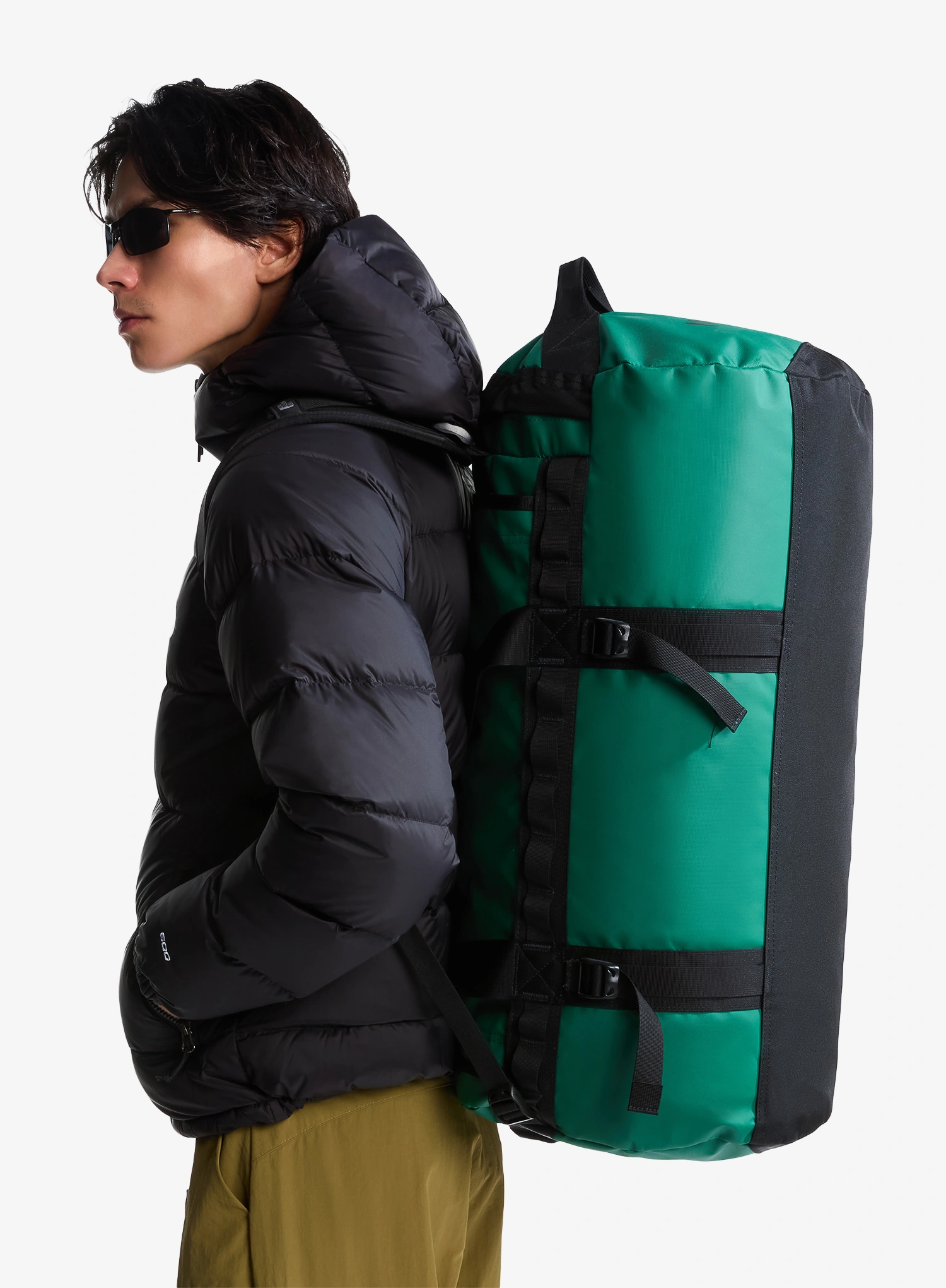 Krepšys The North Face Base Camp Duffel M - evergreen/tnf black