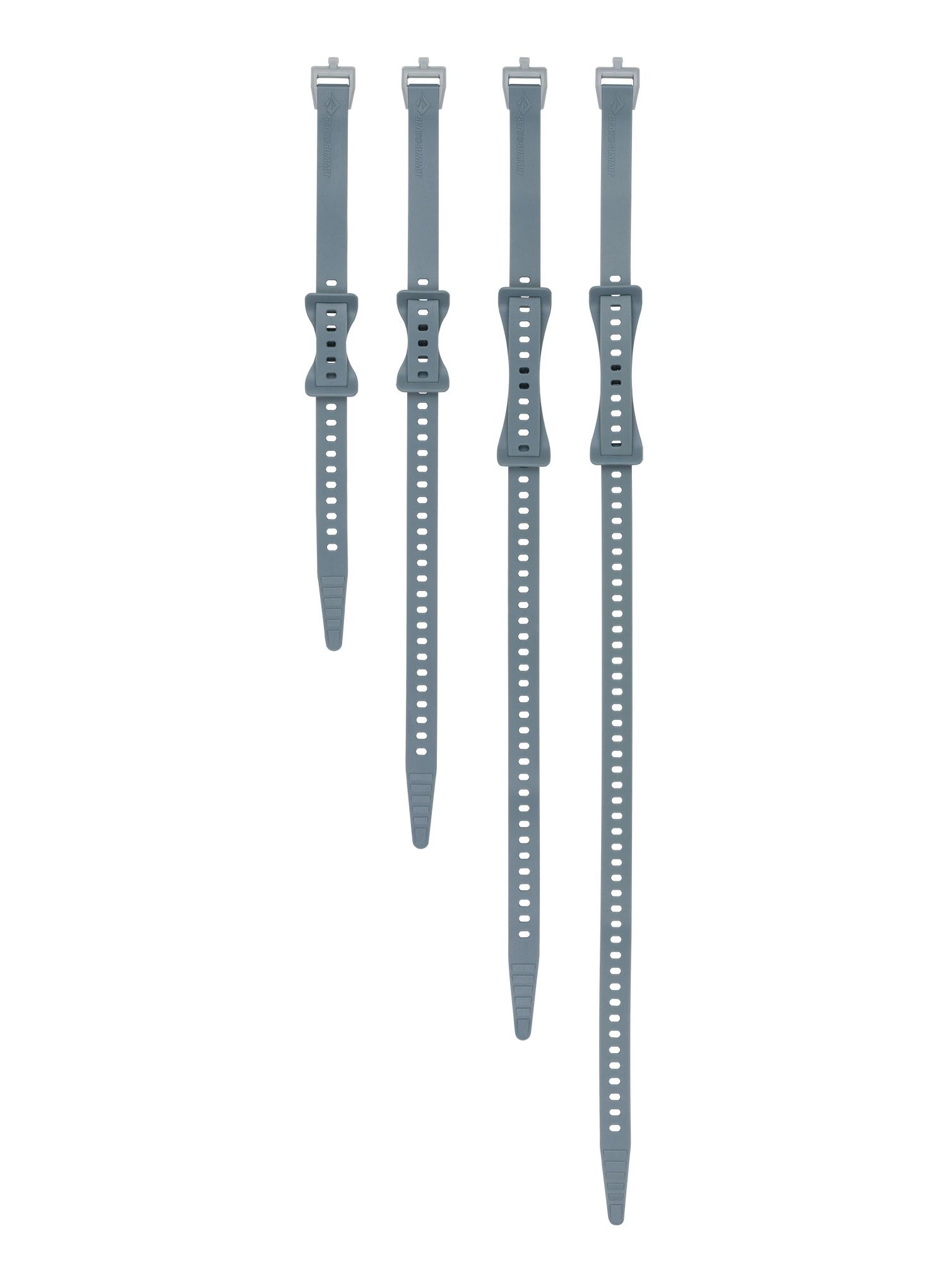 Raišteliai Sea To Summit Stretch-Loc Set - All Sizes 20 mm 4 Pack - grey