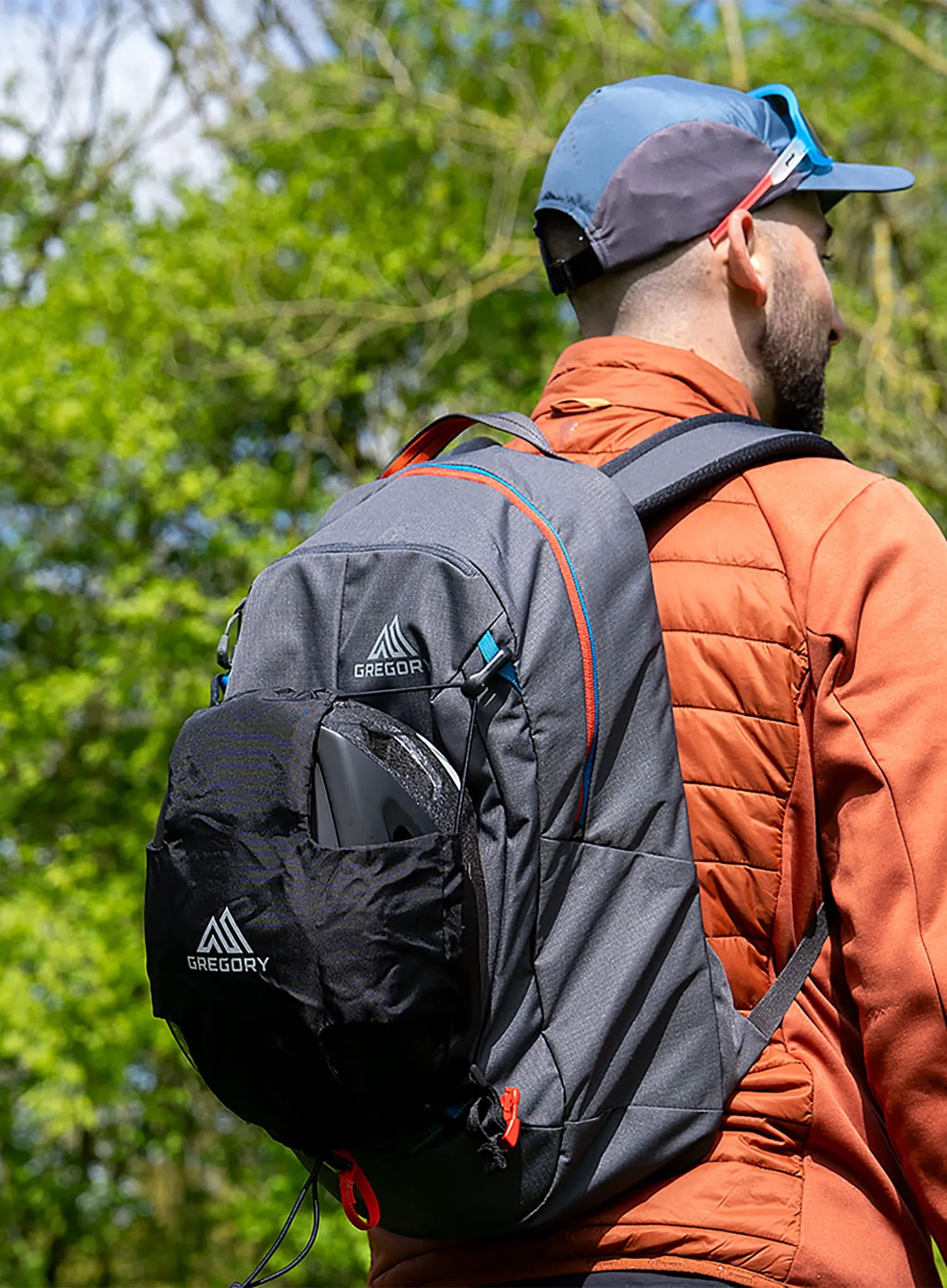 Šalmo laikiklis Gregory Packable Helmet Holder - obsidian black