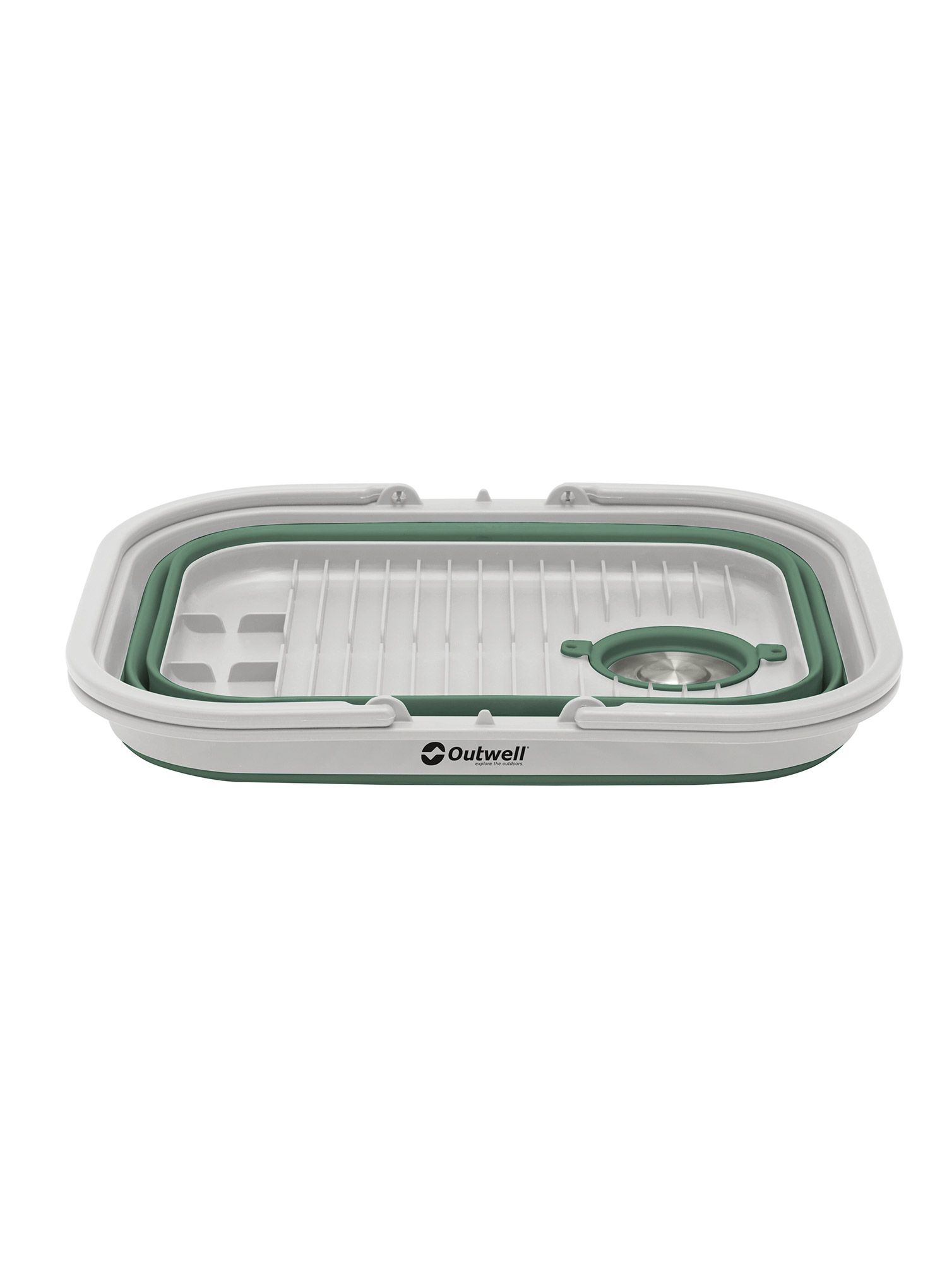 Praustuvė Outwell Collaps Washing Base w/handle & Lid - shadow green
