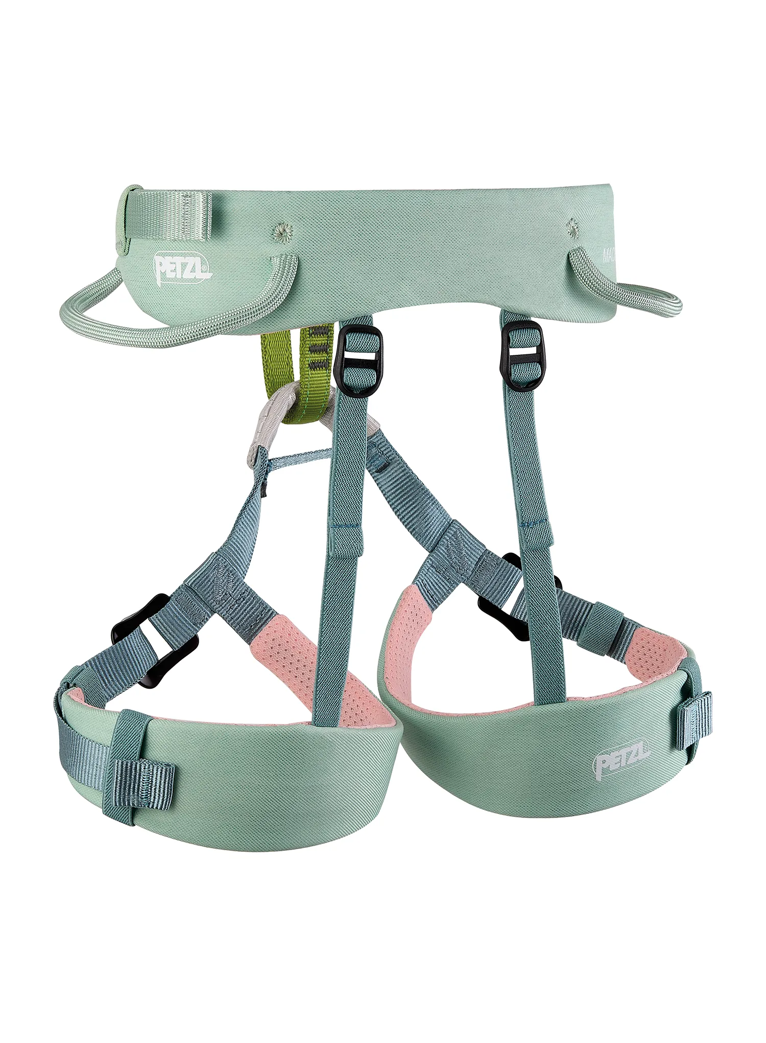 Vaikiški laipiojimo apraišai Petzl Macchu - green
