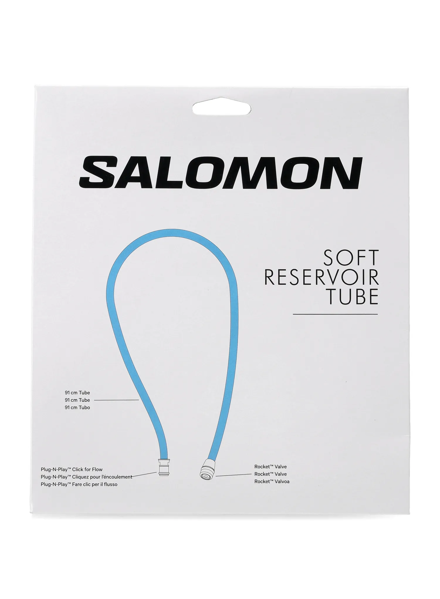 Vamzdelis Salomon Soft Reservoir Tube - clear blue