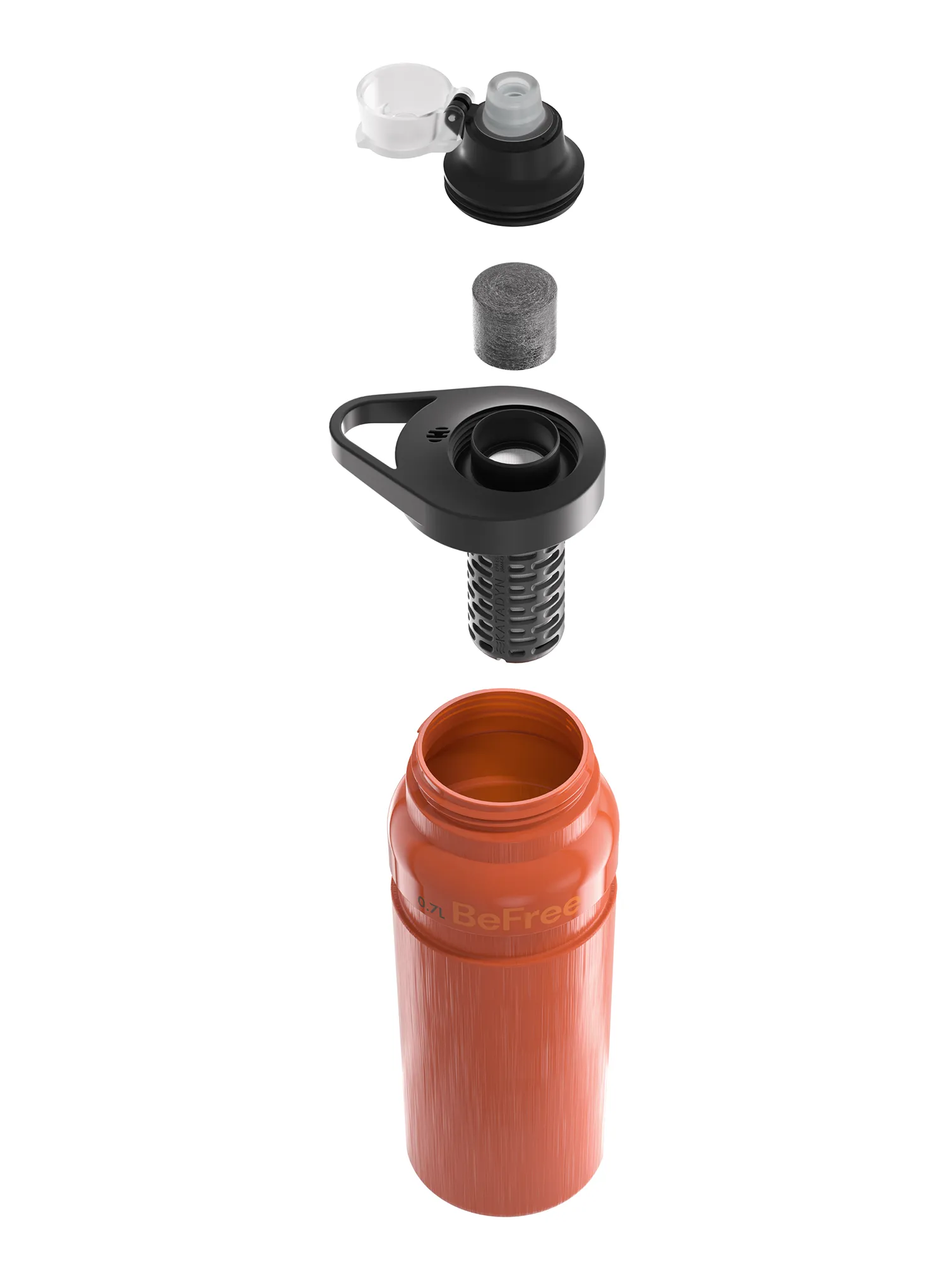 Anglies filtro kasetė Katadyn BeFree AC Carbon Replacement 3 pcs.