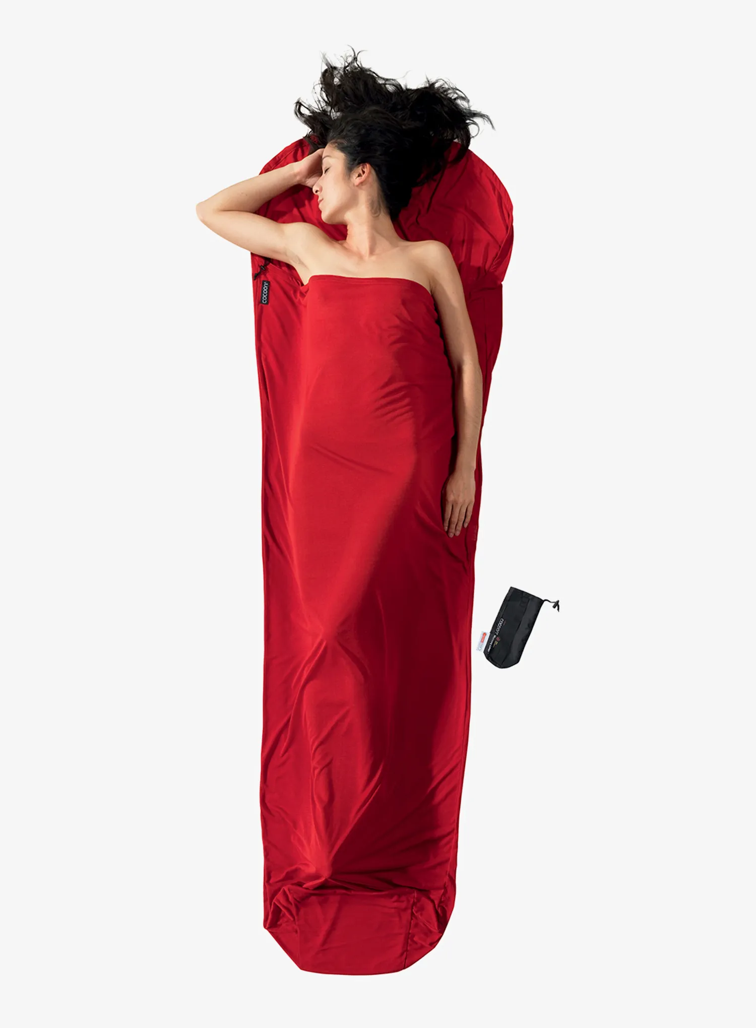 Miegmaišio įdėklas Cocoon MummyLiner - Thermolight Radiator - lava