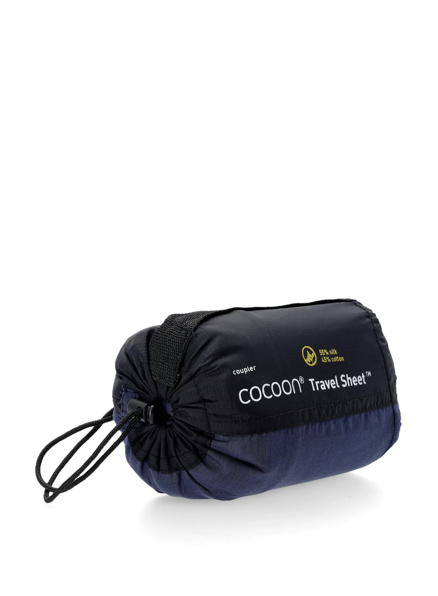 Miegmaišio įdėklas Cocoon TravelSheet Coupler - Silk/Cotton - tuareg