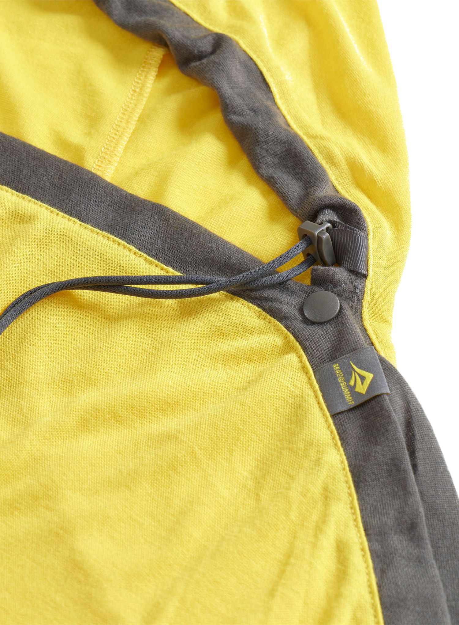 Miegmaišio įdėklas Sea to Summit Reactor Liners Mummy w/ Drawcord - yellow/yellow