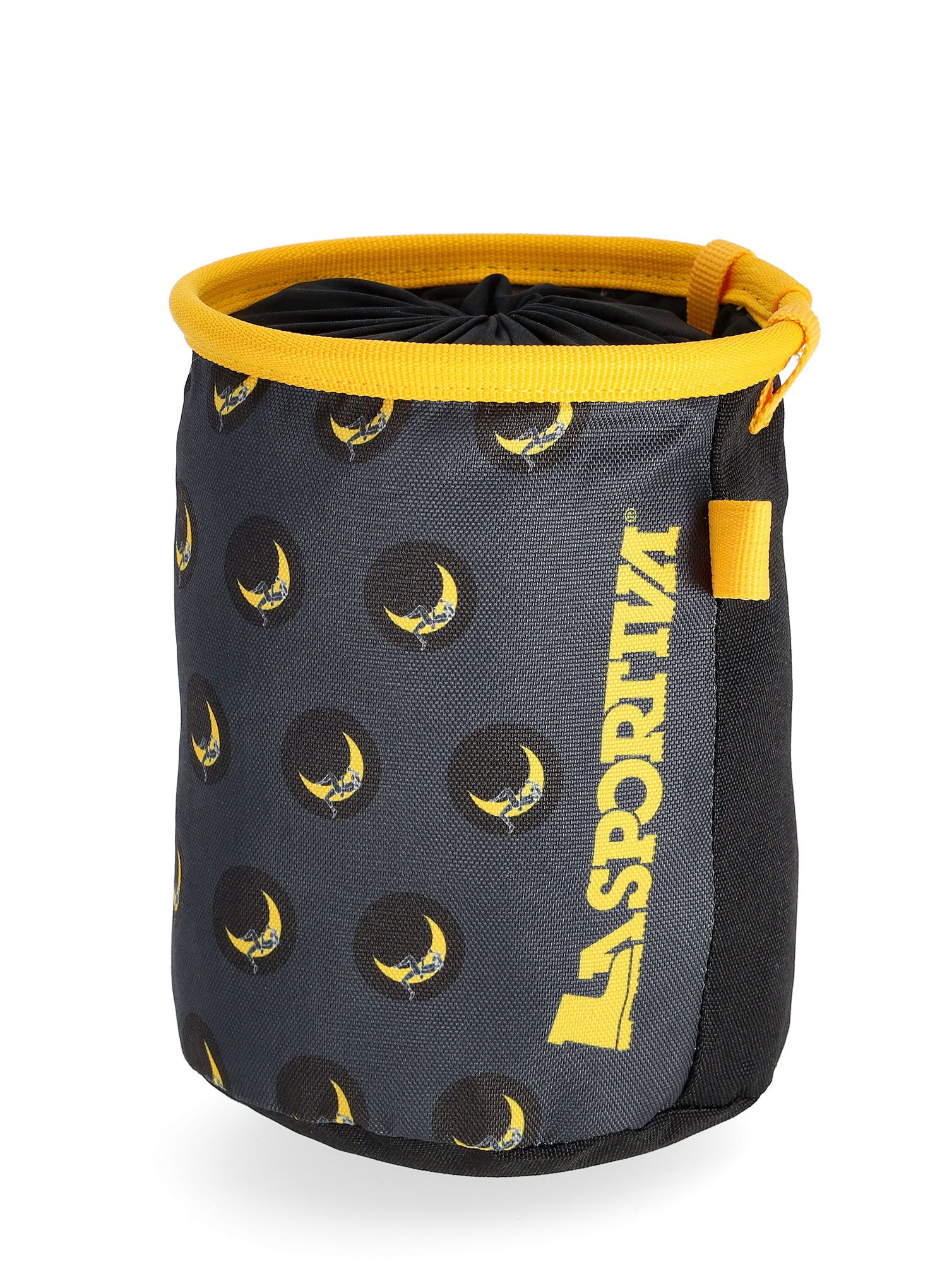 Magnezijos maišelis La Sportiva Climbing On The Moon Chalk Bag - carbon/giallo