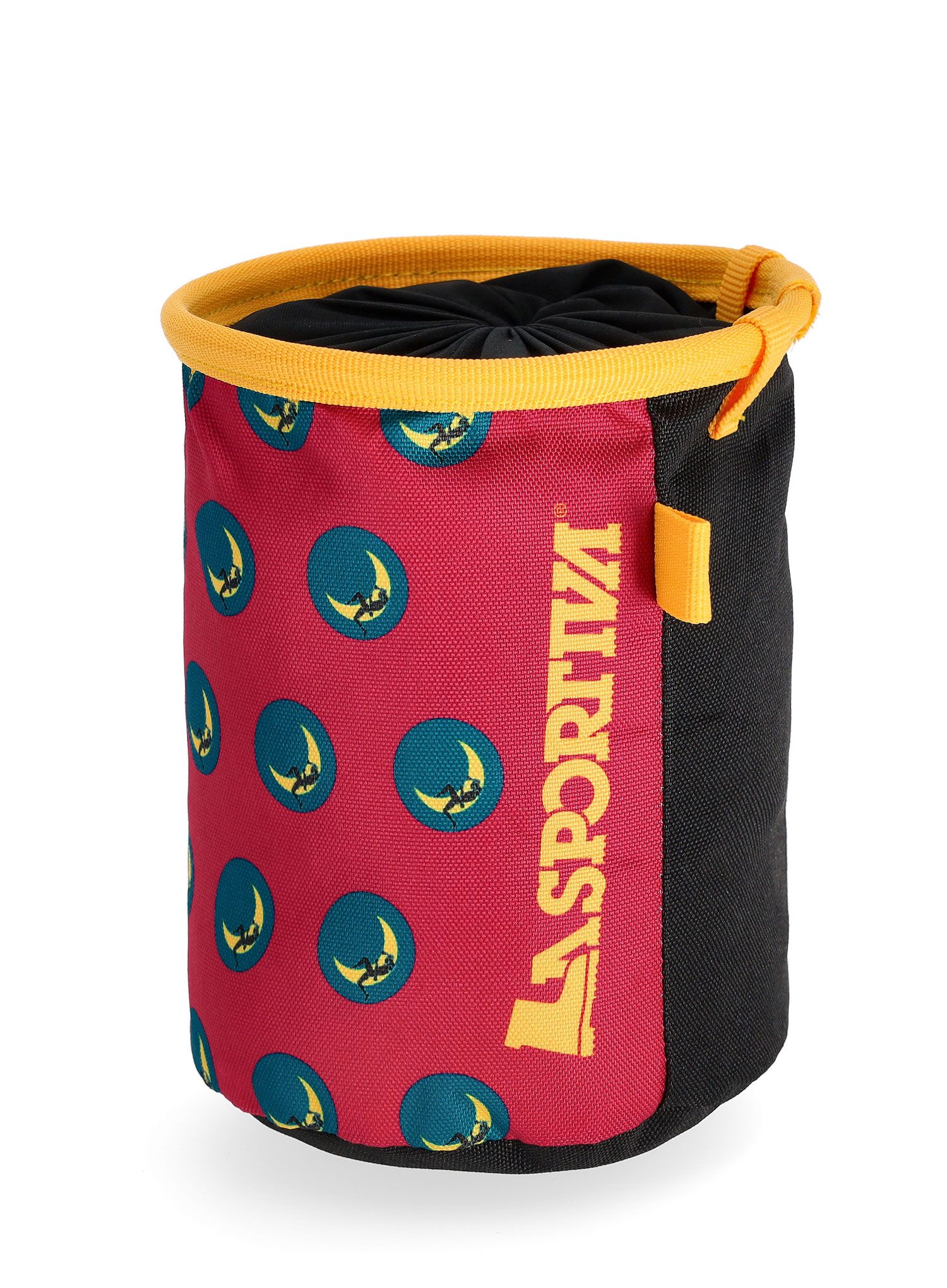 Magnezijos maišelis La Sportiva Climbing On The Moon Chalk Bag - fucsia/giallo